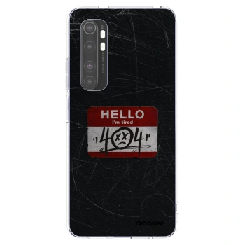 Picasee Xiaomi Mi Note 10 Lite Hülle - Transparentes Silikon - HELLO 404