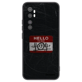 Picasee Xiaomi Mi Note 10 Lite Hülle - Schwarzes Silikon - HELLO 404