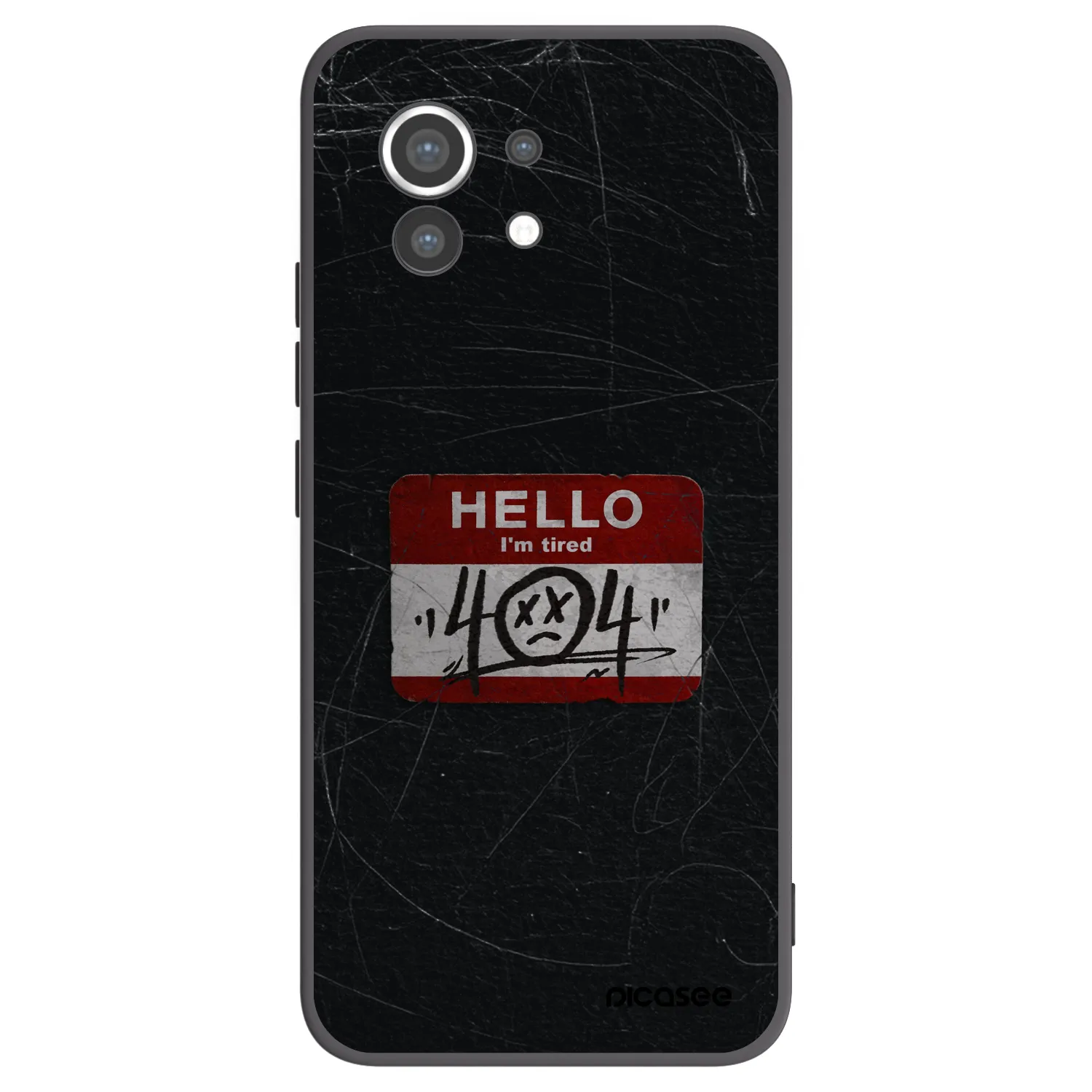 Picasee Xiaomi Mi 11 Hülle - Schwarzes Silikon - HELLO 404