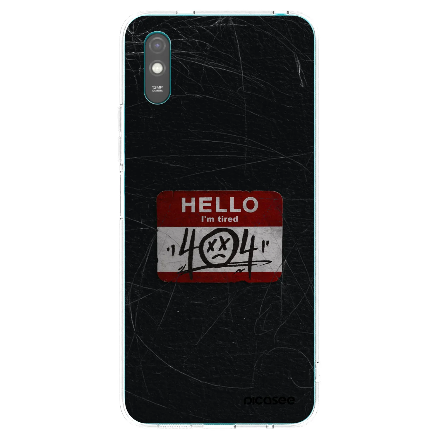 Picasee Xiaomi Redmi 9AT Hülle - Transparentes Silikon - HELLO 404