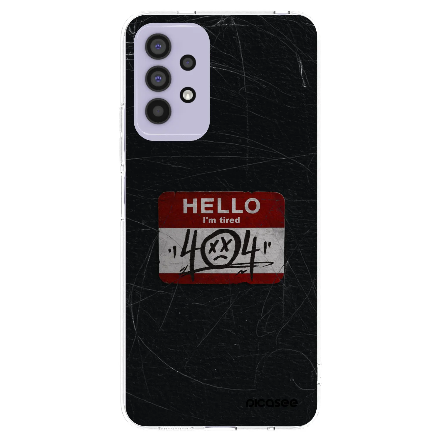 Picasee Samsung Galaxy A32 4G SM-A325F Hülle - Transparentes Silikon - HELLO 404