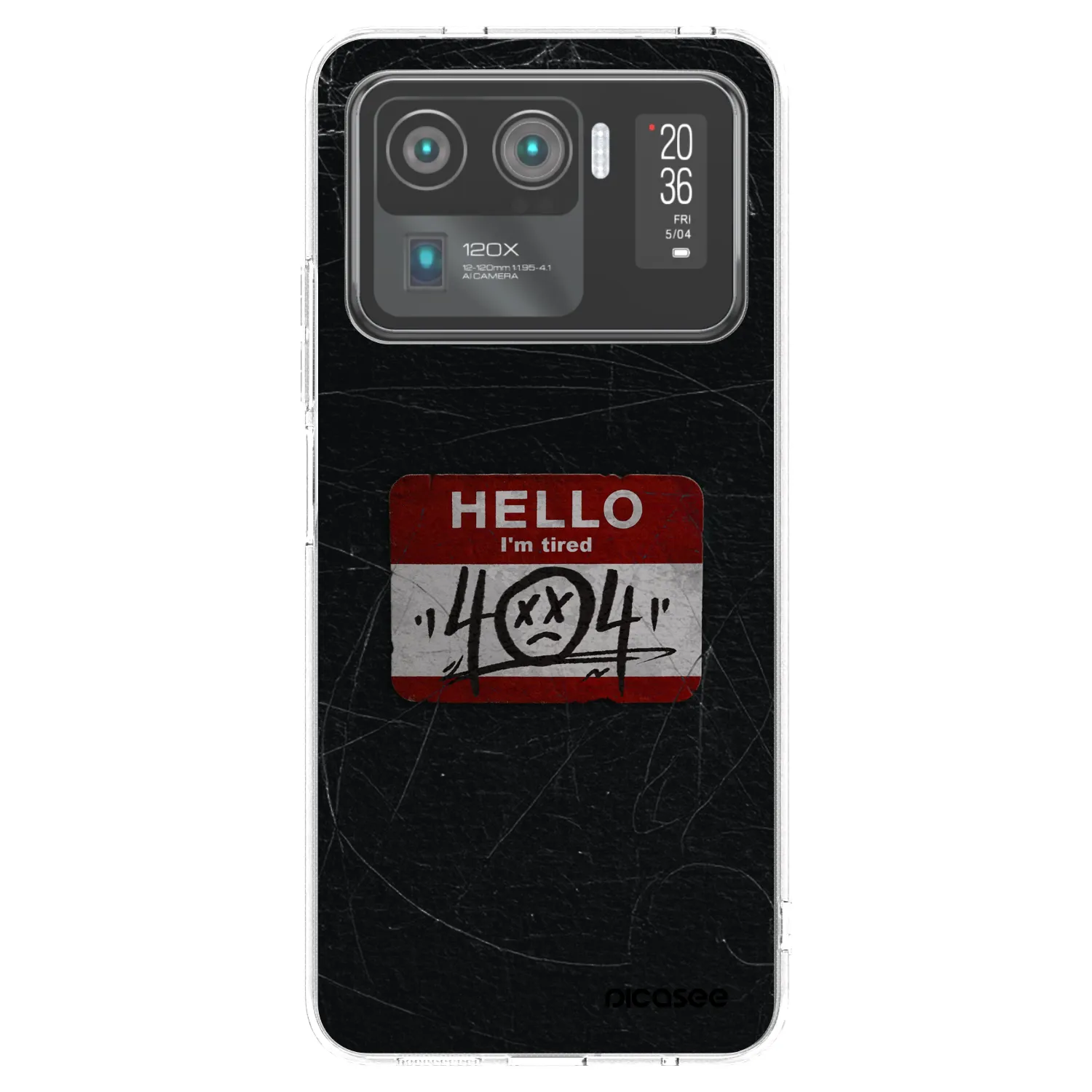 Picasee Xiaomi Mi 11 Ultra Hülle - Transparentes Silikon - HELLO 404