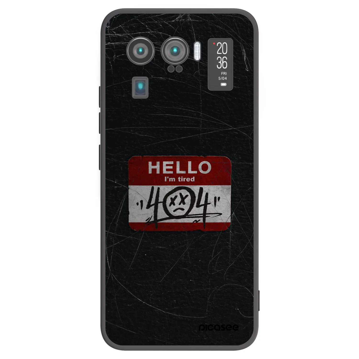 Picasee Xiaomi Mi 11 Ultra Hülle - Schwarzes Silikon - HELLO 404