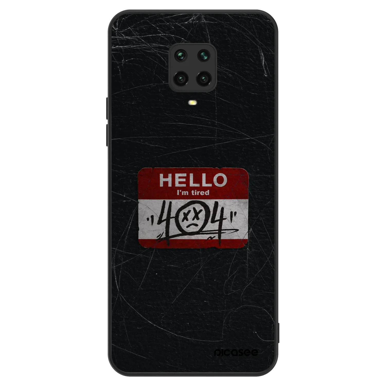 Picasee ULTIMATE CASE für Xiaomi Redmi Note 9S - HELLO 404