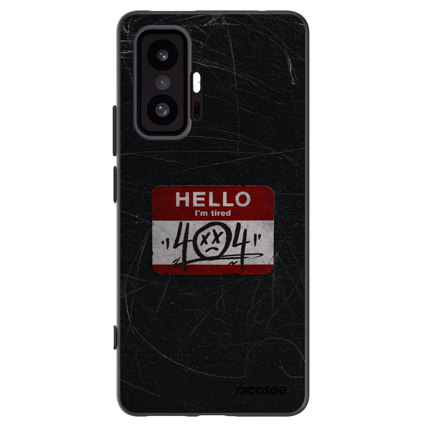 Picasee Xiaomi 11T Hülle - Schwarzes Silikon - HELLO 404