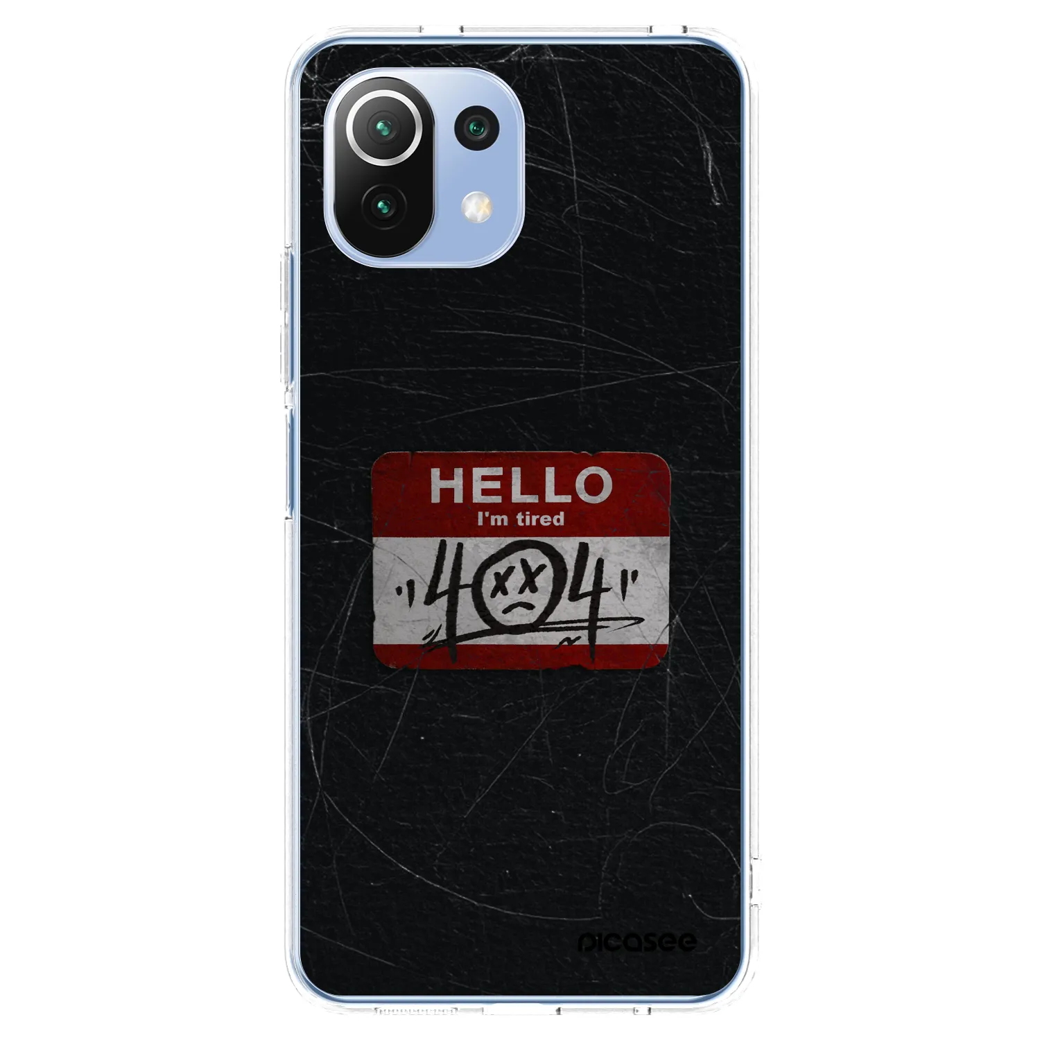 Picasee Xiaomi 11 Lite 5G NE Hülle - Transparentes Silikon - HELLO 404