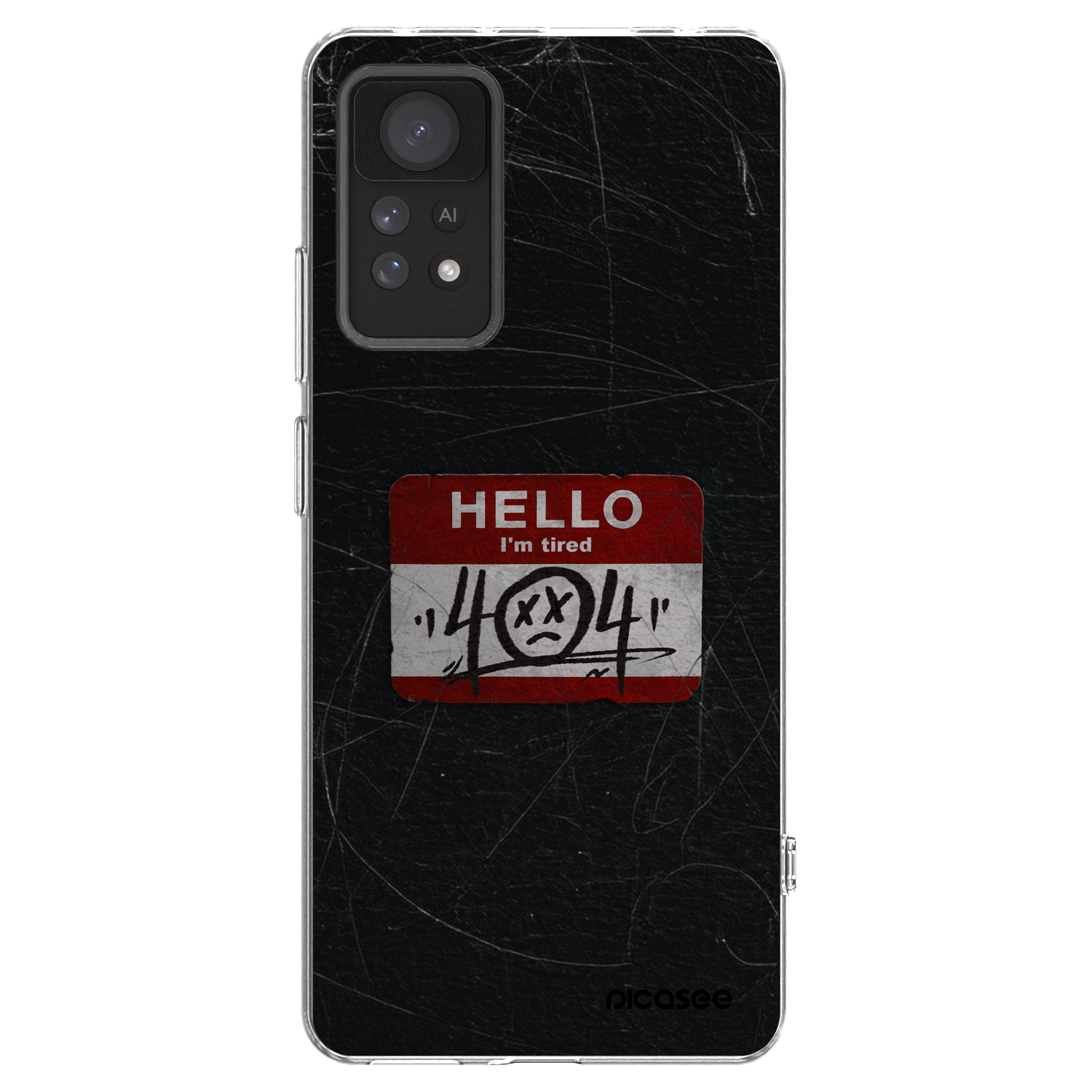 Picasee Xiaomi Redmi Note 11 Pro Hülle - Transparentes Silikon - HELLO 404