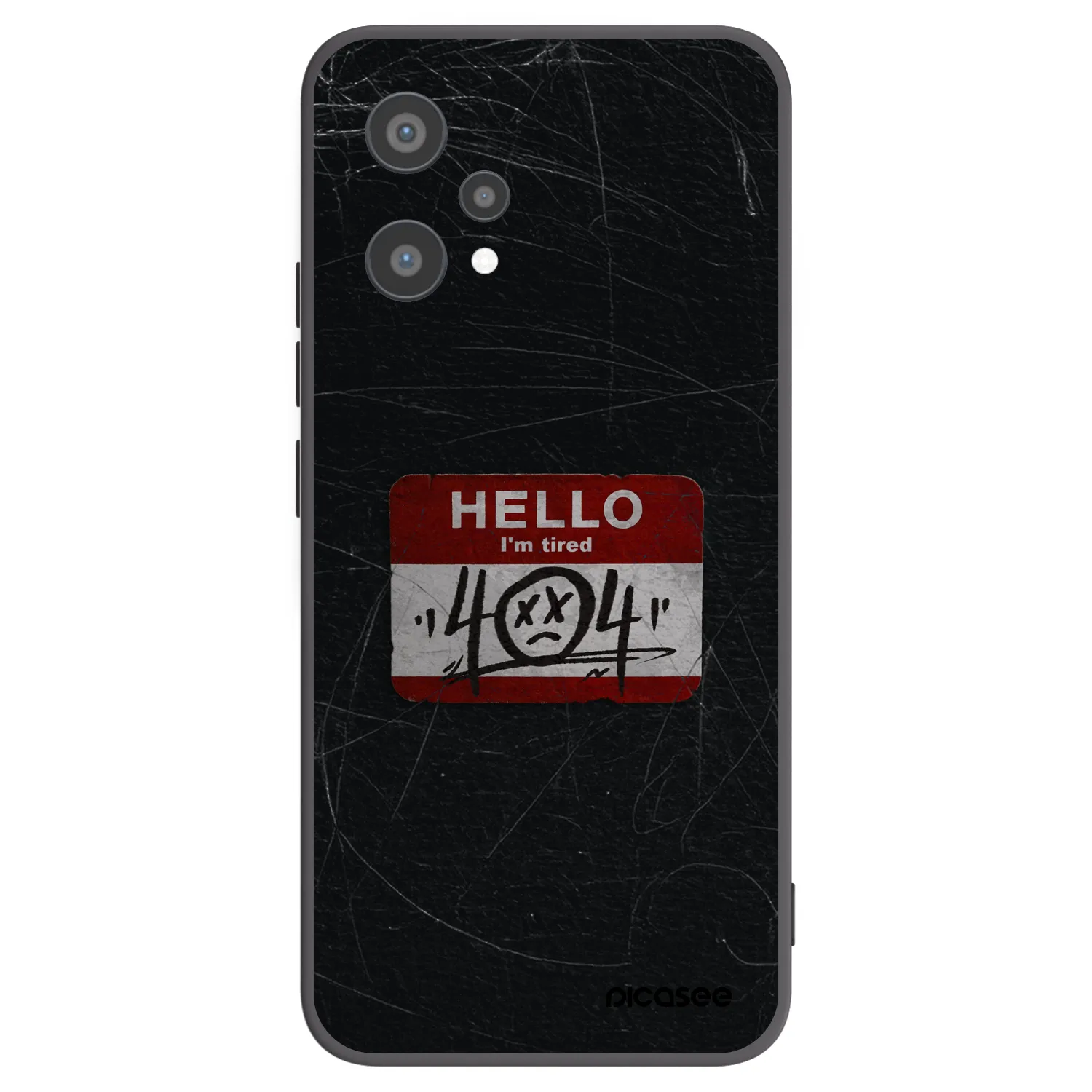 Picasee Realme 9 Pro 5G Hülle - Schwarzes Silikon - HELLO 404