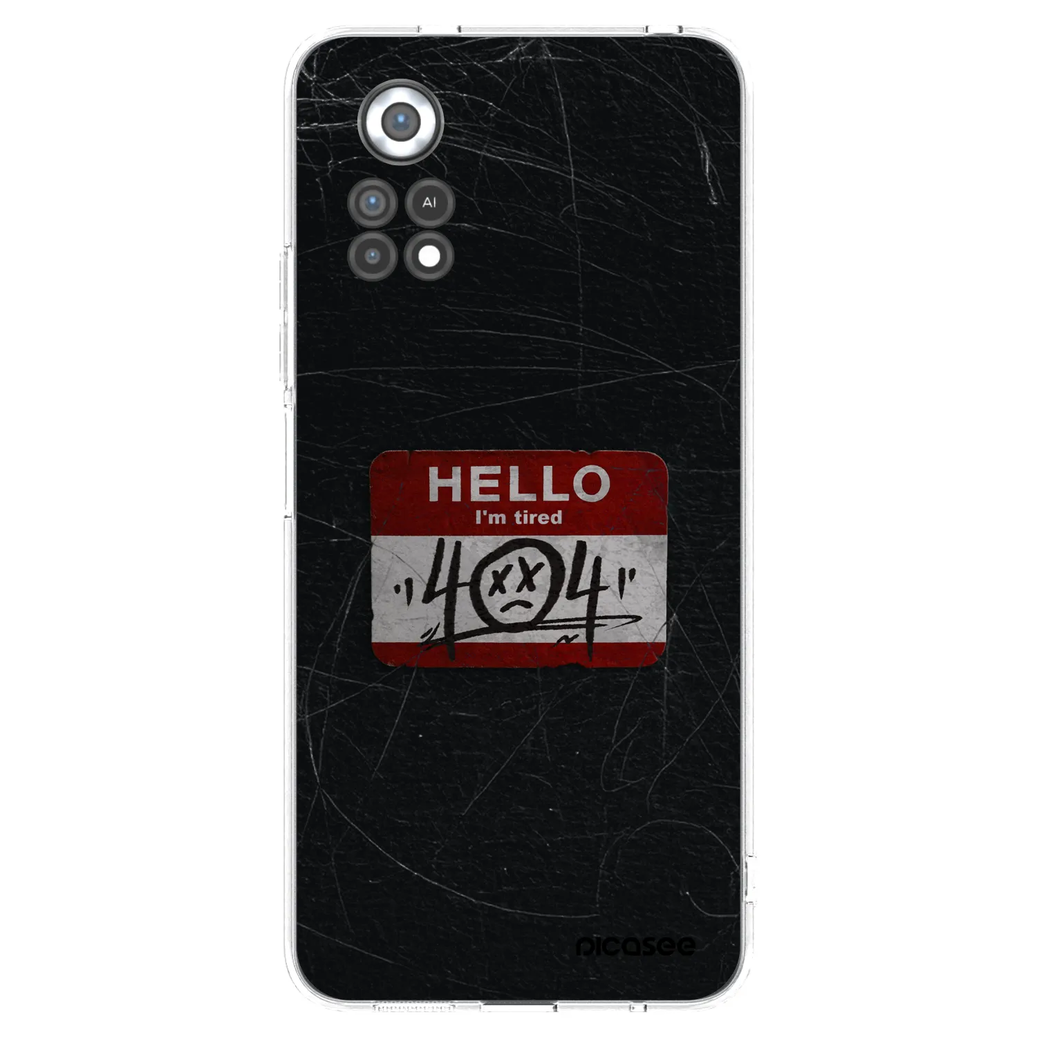 Picasee Xiaomi Poco X4 Pro 5G Hülle - Transparentes Silikon - HELLO 404