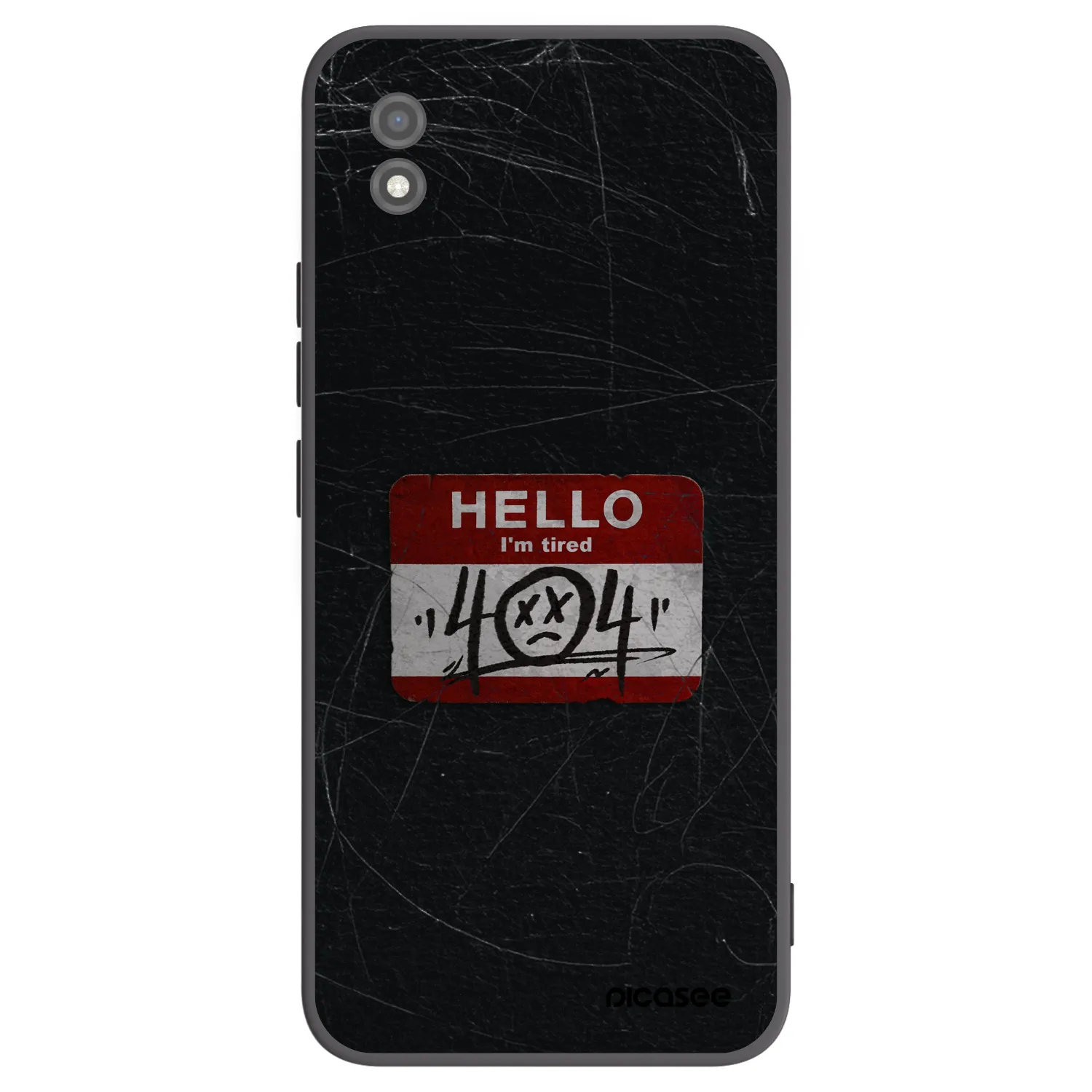 Picasee Realme C11 (2021) Hülle - Schwarzes Silikon - HELLO 404