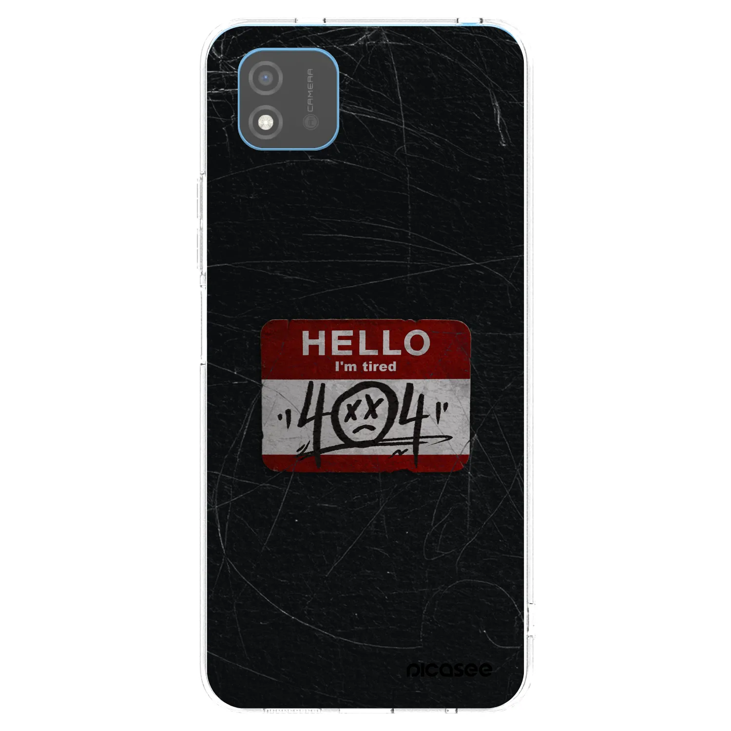 Picasee Realme C11 (2021) Hülle - Transparentes Silikon - HELLO 404