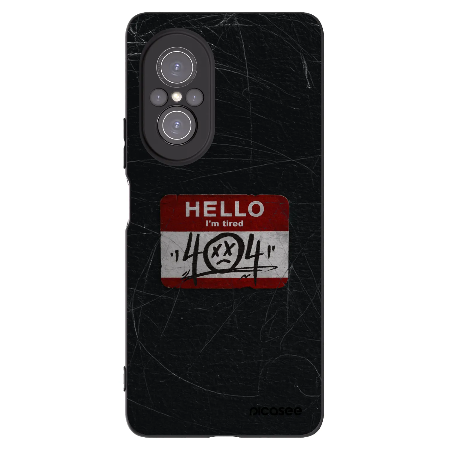 Picasee Huawei Nova 9 SE Hülle - Schwarzes Silikon - HELLO 404