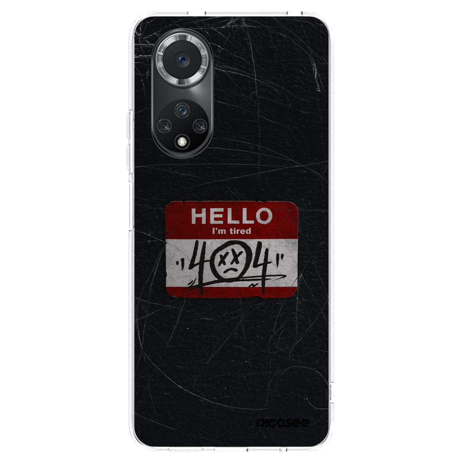 Picasee Huawei Nova 9 SE Hülle - Transparentes Silikon - HELLO 404