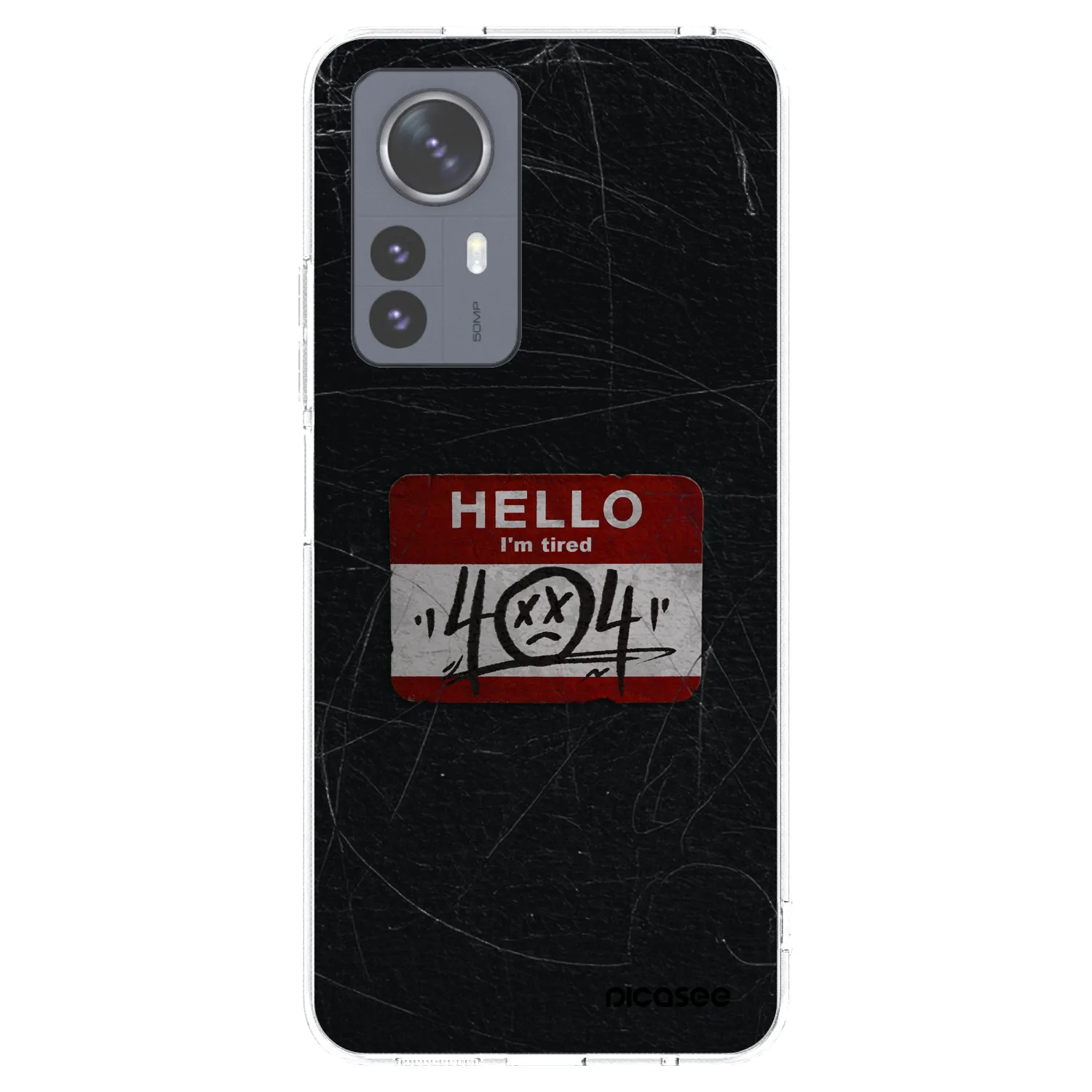 Picasee Xiaomi 12 Pro Hülle - Transparentes Silikon - HELLO 404