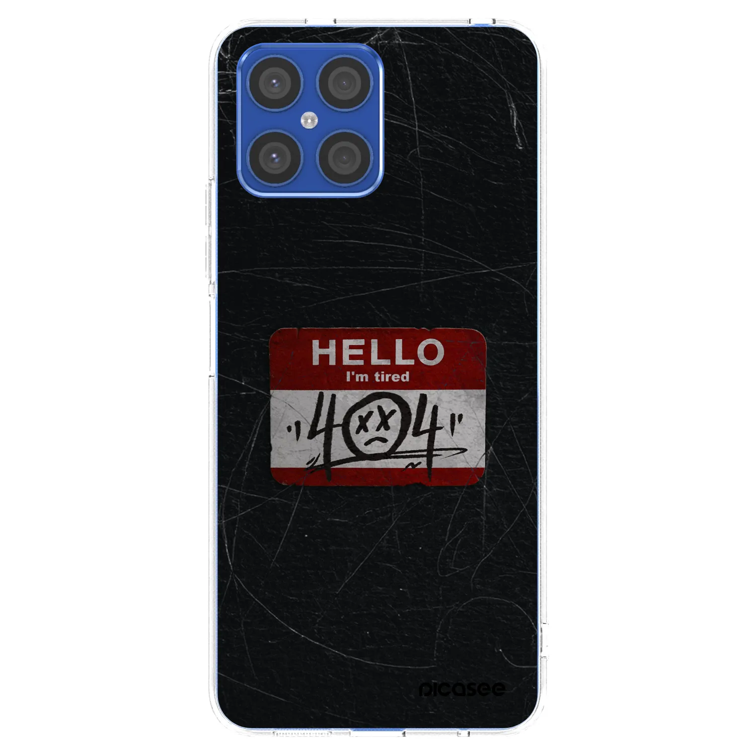 Picasee Honor X8 4G Hülle - Transparentes Silikon - HELLO 404