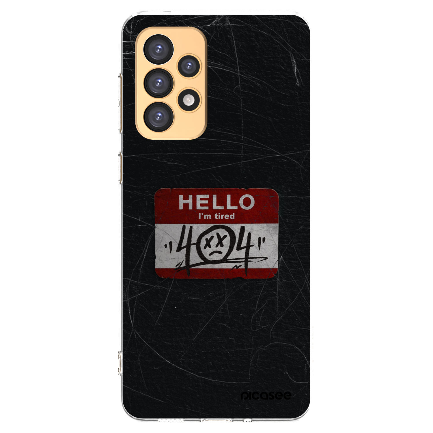 Picasee Samsung Galaxy A33 5G A336 Hülle - Transparentes Silikon - HELLO 404
