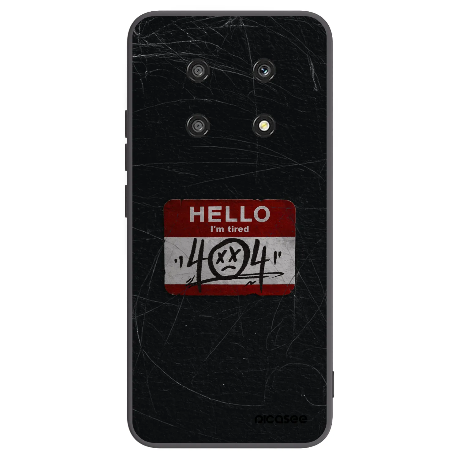 Picasee Honor Magic4 Lite 5G Hülle - Schwarzes Silikon - HELLO 404