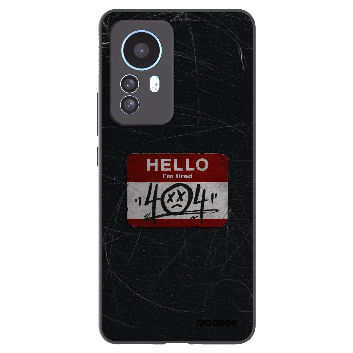 Picasee Xiaomi 12T Pro Hülle - Schwarzes Silikon - HELLO 404