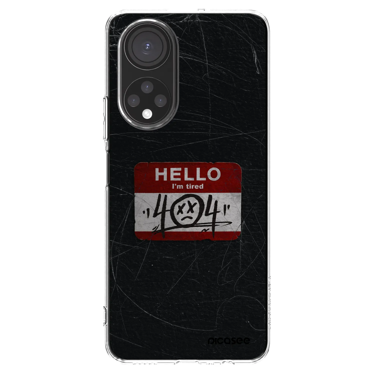 Picasee Honor X7 Hülle - Transparentes Silikon - HELLO 404