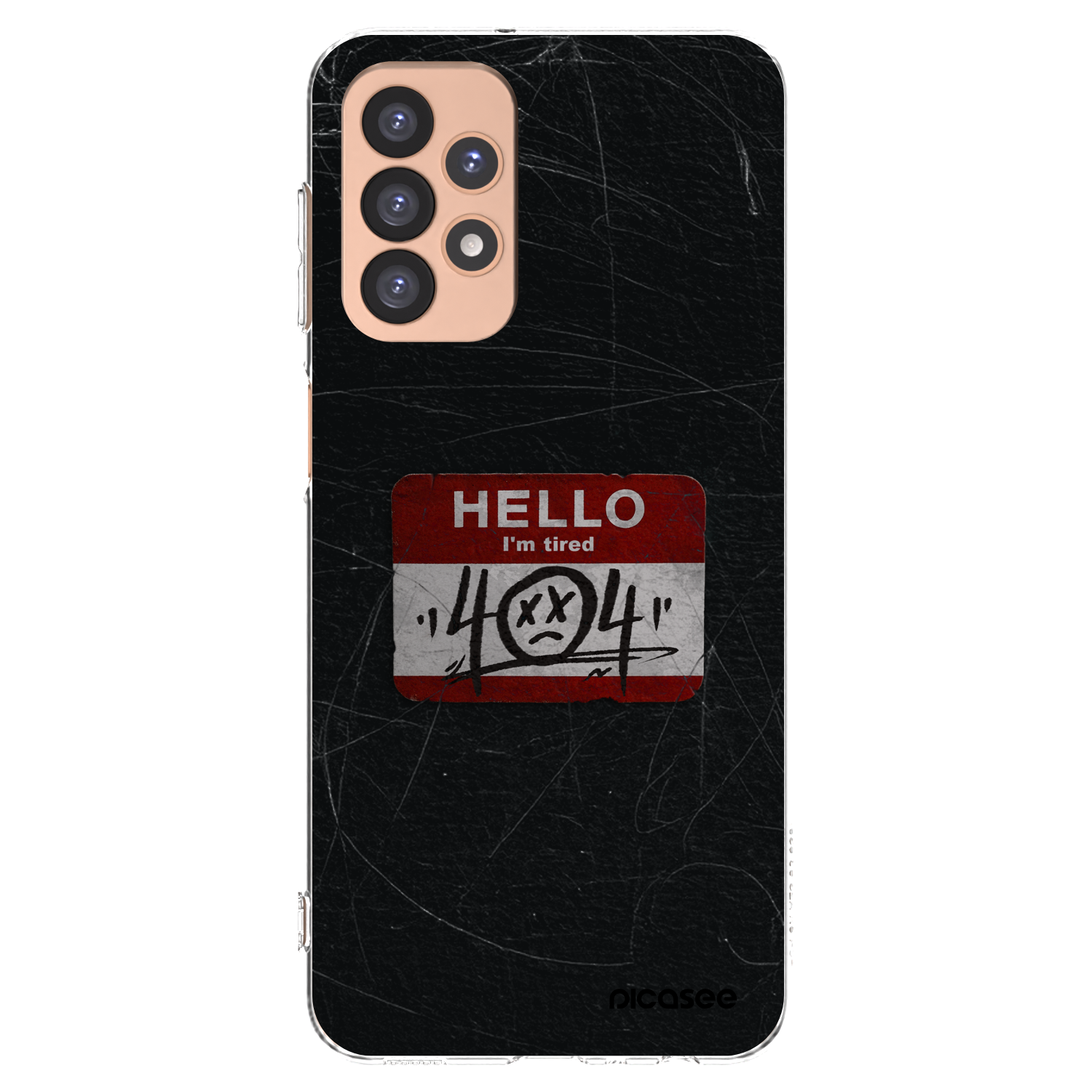 Picasee Samsung Galaxy A23 A236B 5G Hülle - Transparentes Silikon - HELLO 404