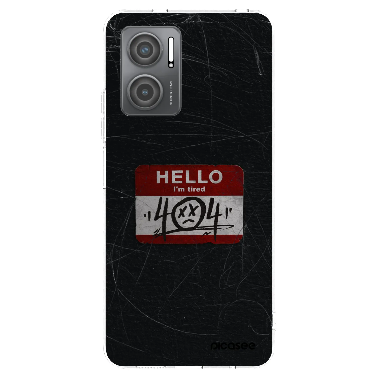 Picasee Xiaomi Redmi 10 5G Hülle - Transparentes Silikon - HELLO 404