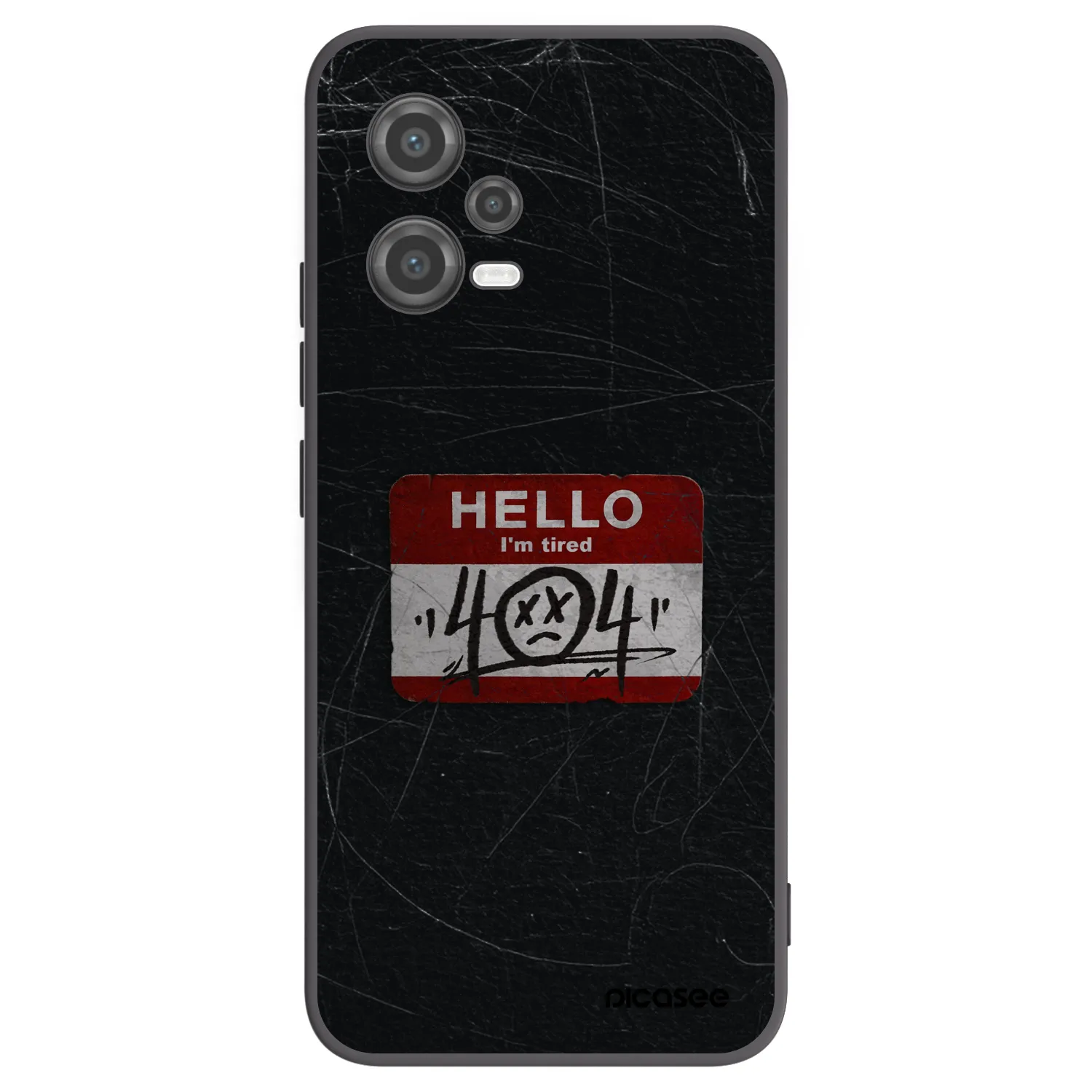 Picasee Xiaomi Poco X5 Hülle - Schwarzes Silikon - HELLO 404