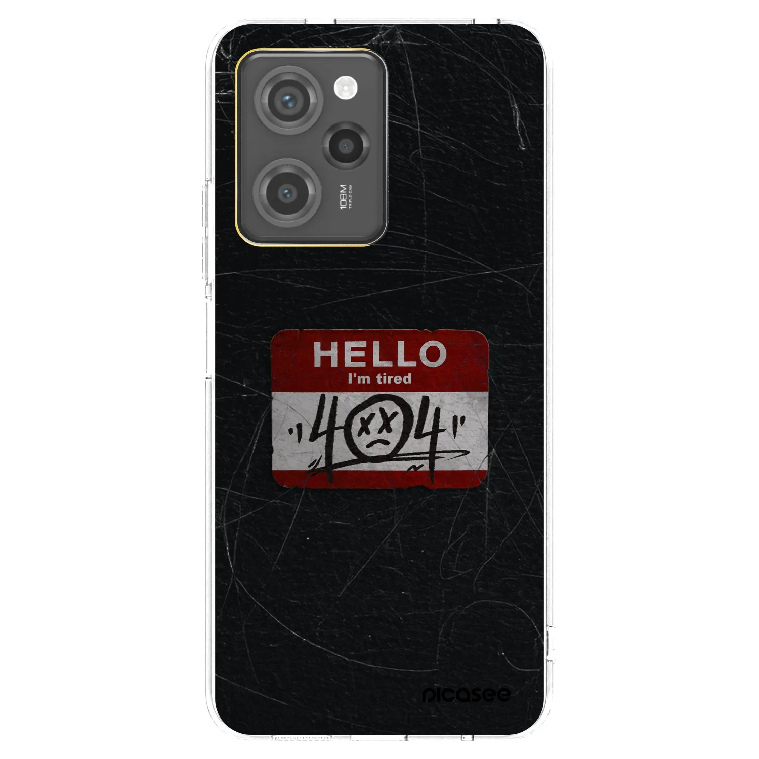 Picasee Xiaomi Poco X5 Pro Hülle - Transparentes Silikon - HELLO 404