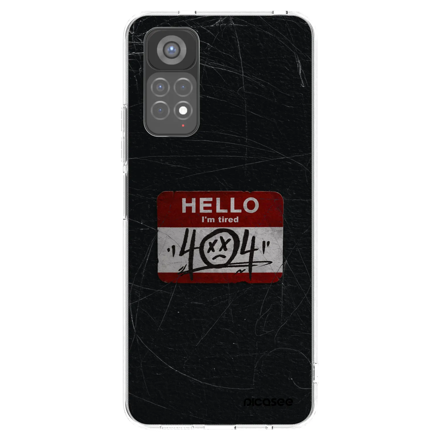 Picasee Xiaomi Redmi Note 11S 5G Hülle - Transparentes Silikon - HELLO 404