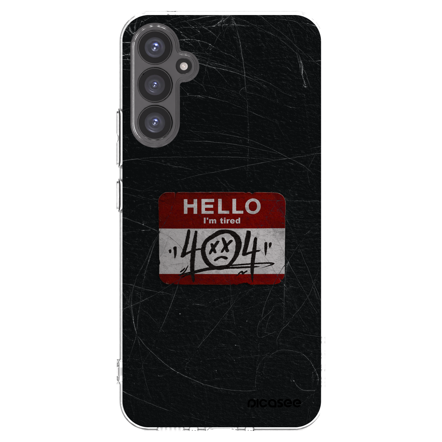 Picasee Samsung Galaxy A34 5G A346B Hülle - Transparentes Silikon - HELLO 404