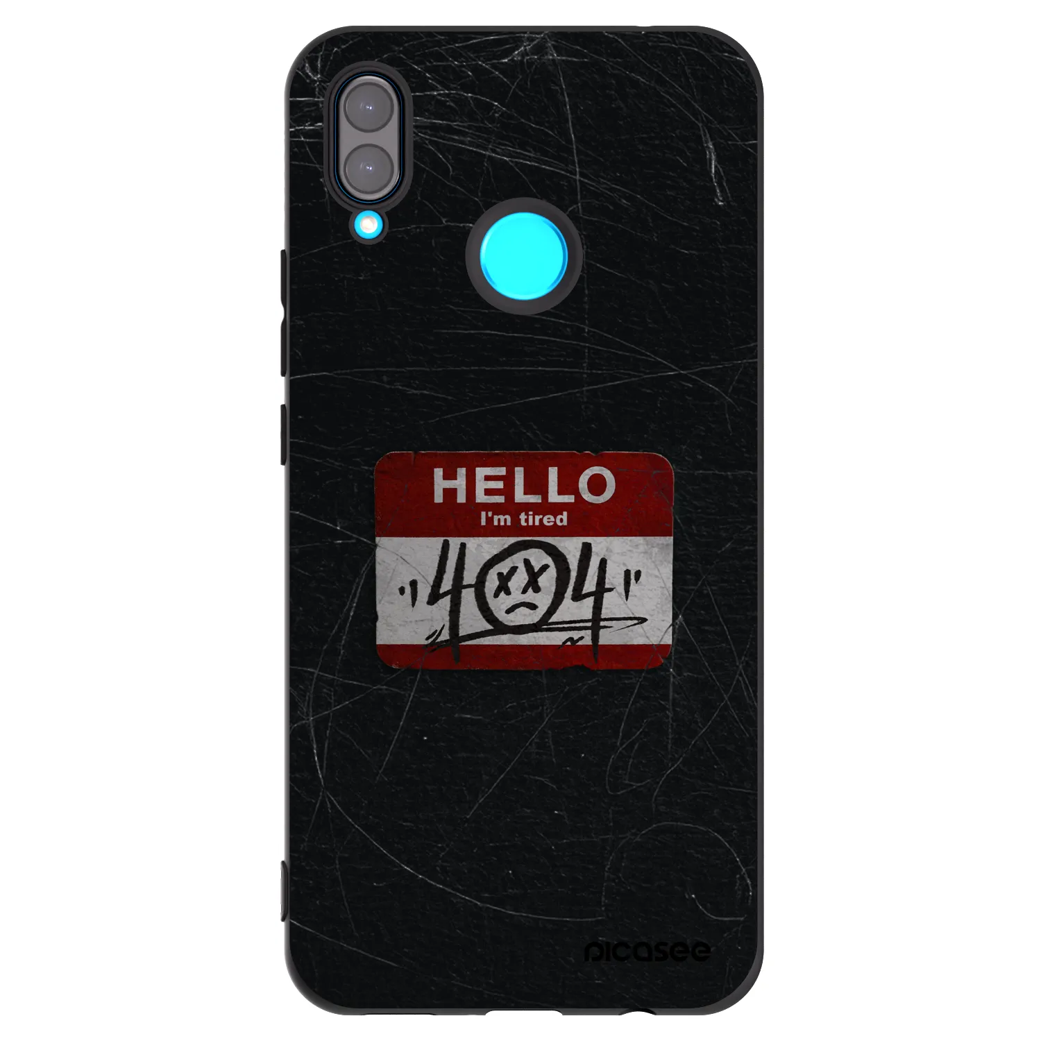 Picasee Huawei Nova 3i Hülle - Schwarzes Silikon - HELLO 404