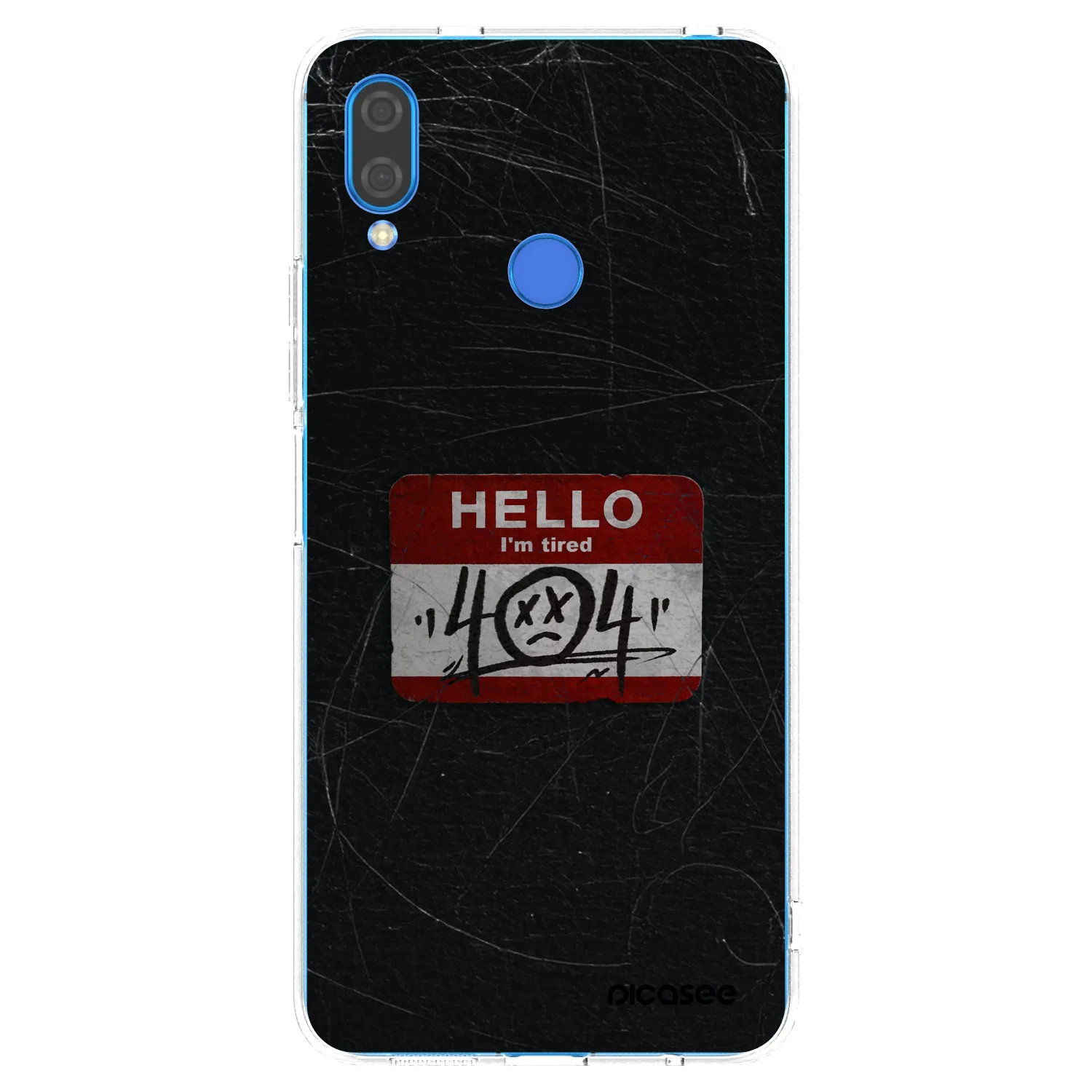 Picasee Huawei Nova 3i Hülle - Transparentes Silikon - HELLO 404