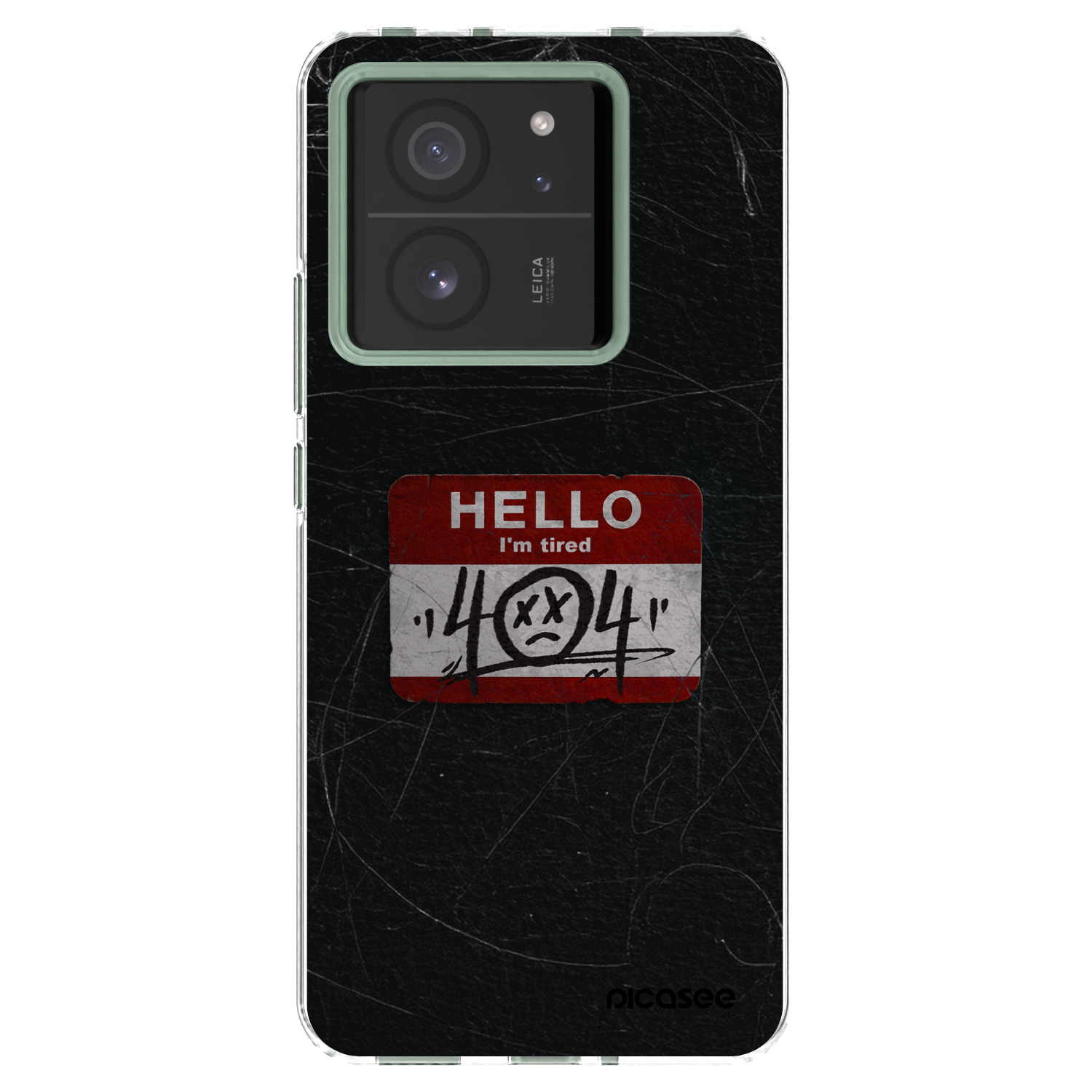 Picasee Xiaomi 13T Pro Hülle - Transparentes Silikon - HELLO 404