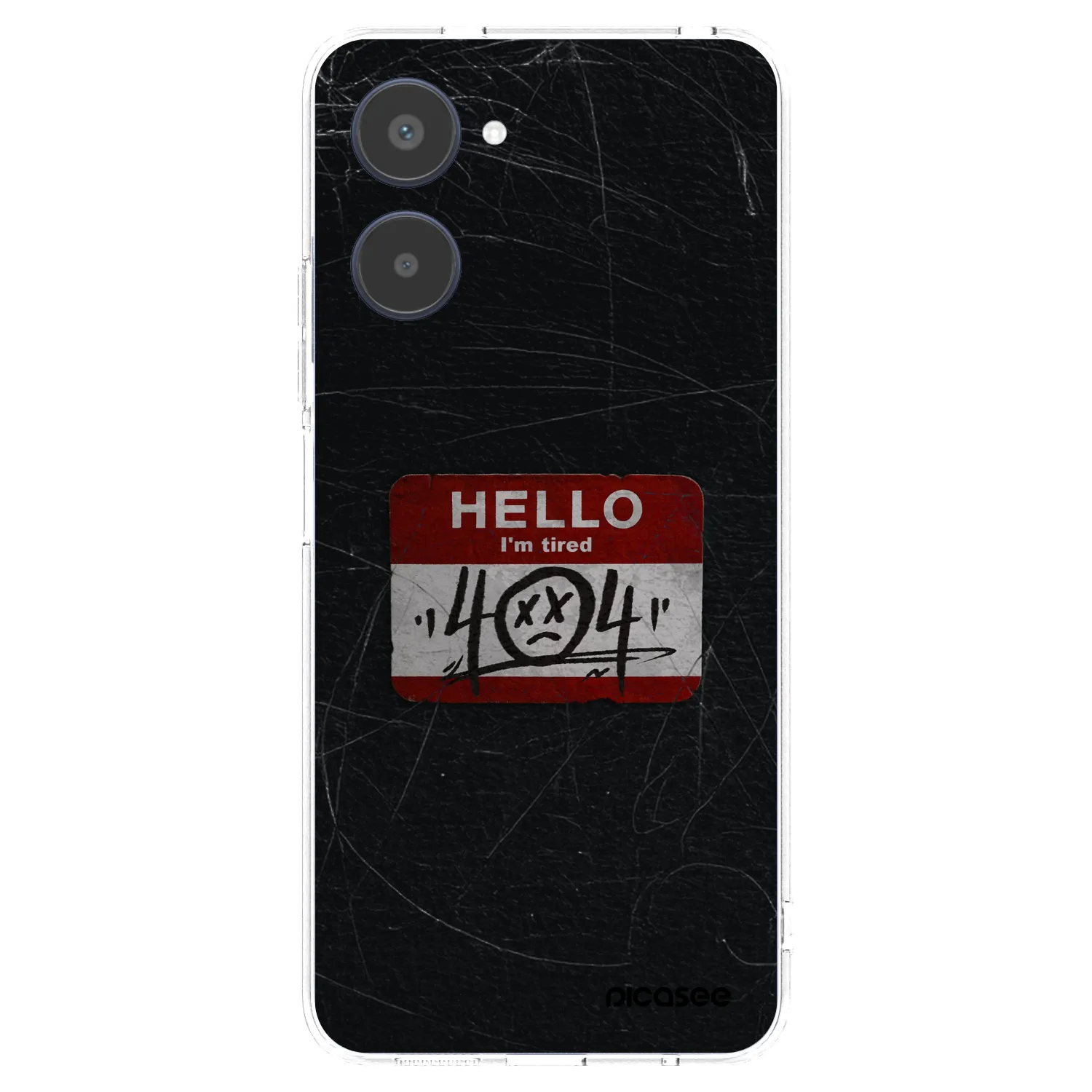 Picasee Realme 10 4G Hülle - Transparentes Silikon - HELLO 404