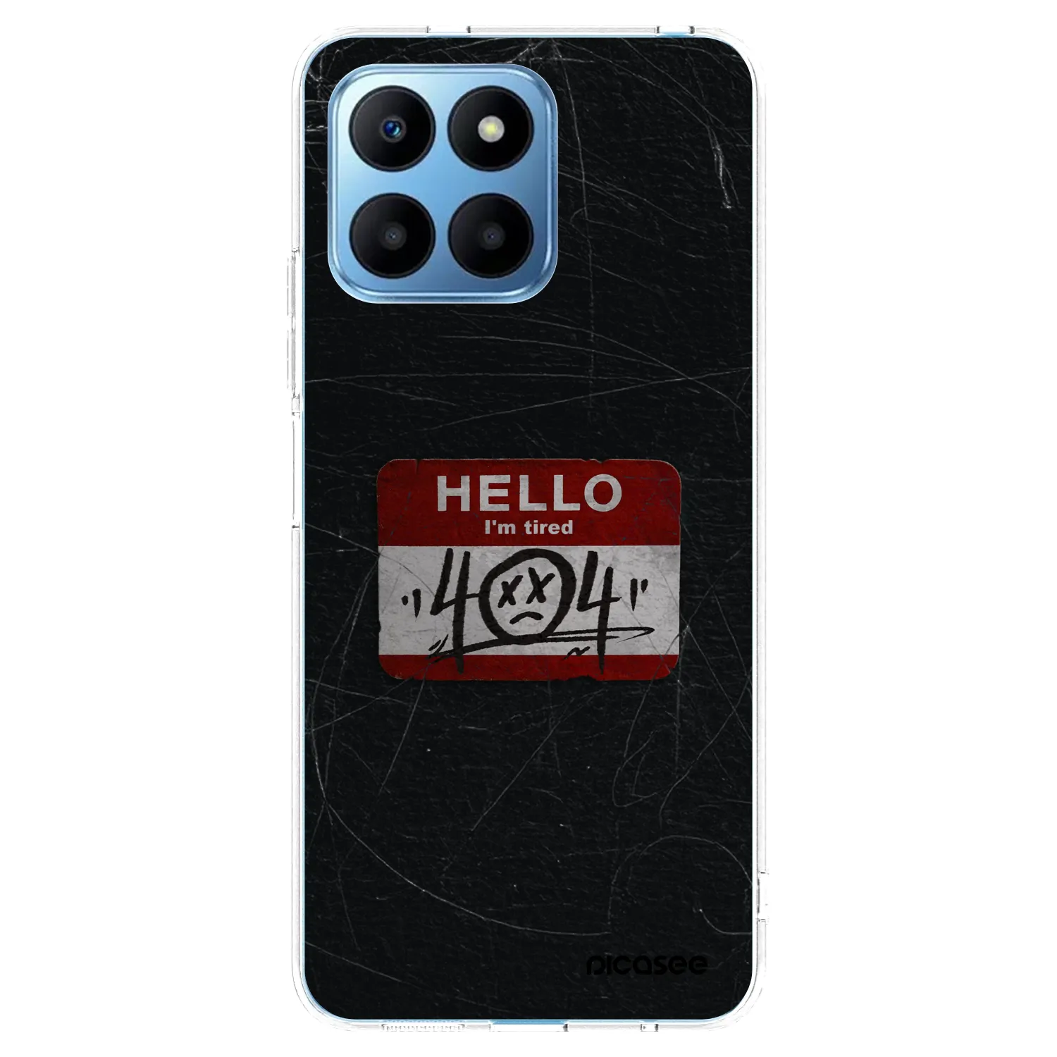 Picasee Honor 70 Lite Hülle - Transparentes Silikon - HELLO 404