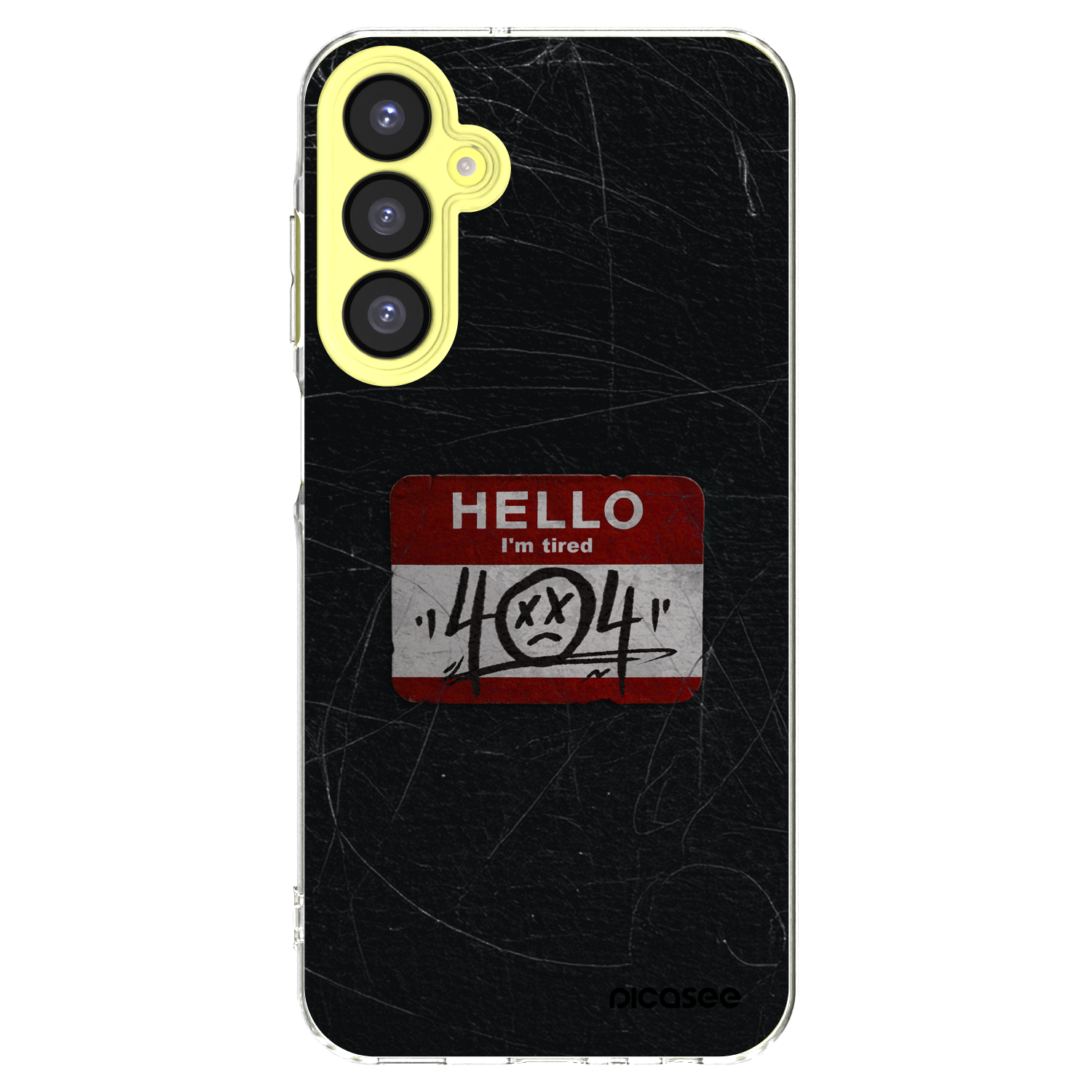Picasee Samsung Galaxy A25 A256B 5G Hülle - Transparentes Silikon - HELLO 404