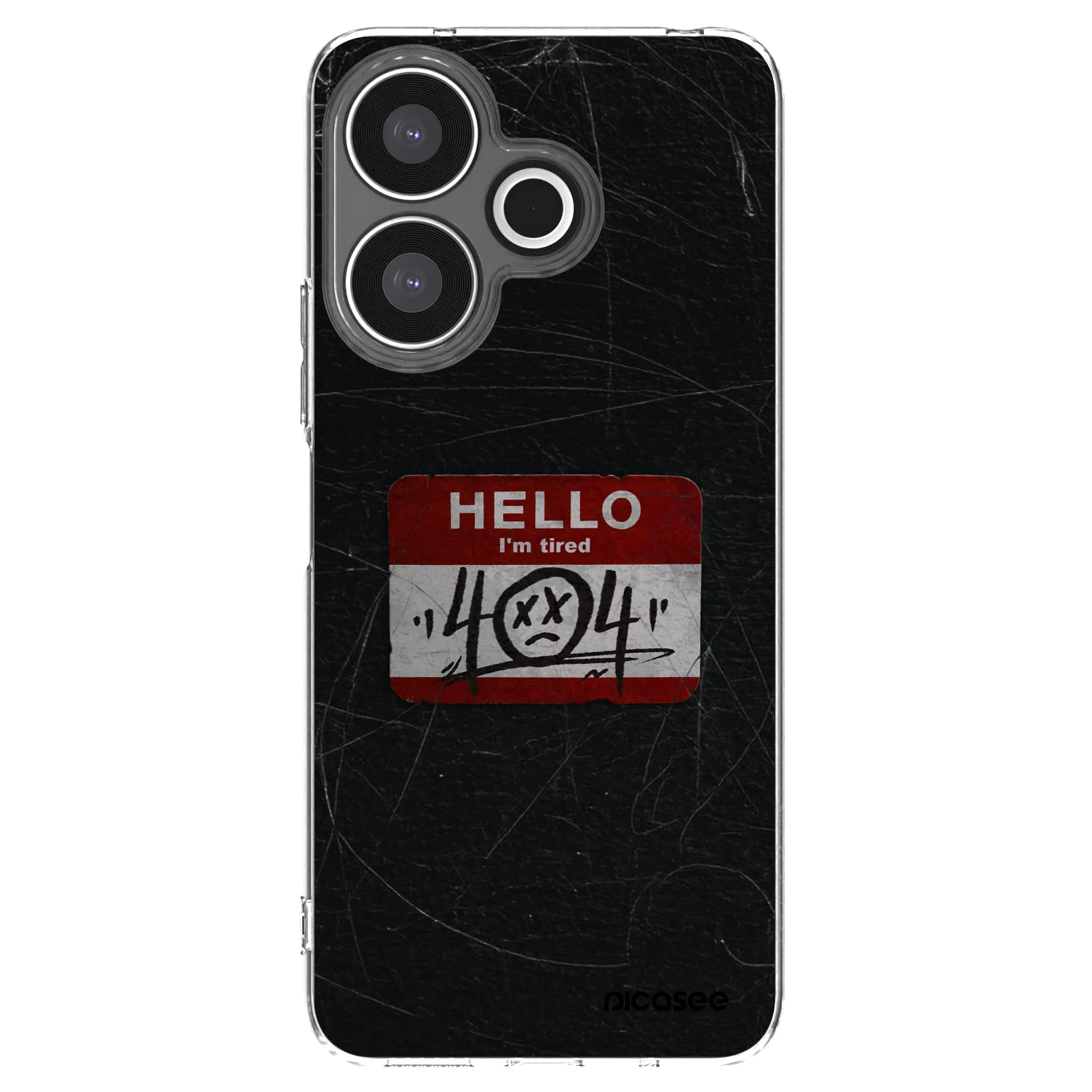 Picasee Xiaomi Redmi 13 4G Hülle - Transparentes Silikon - HELLO 404