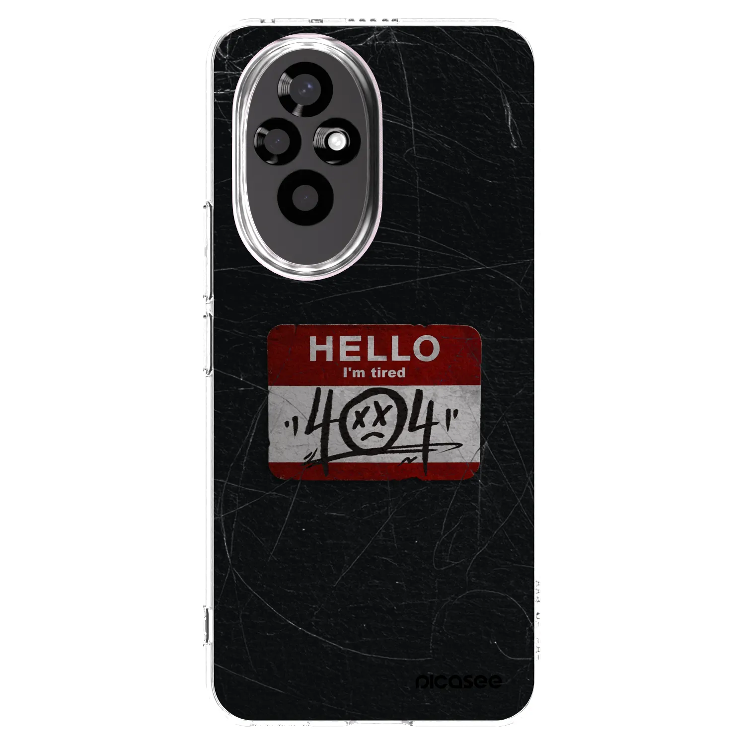 Picasee Honor 200 5G Hülle - Transparentes Silikon - HELLO 404