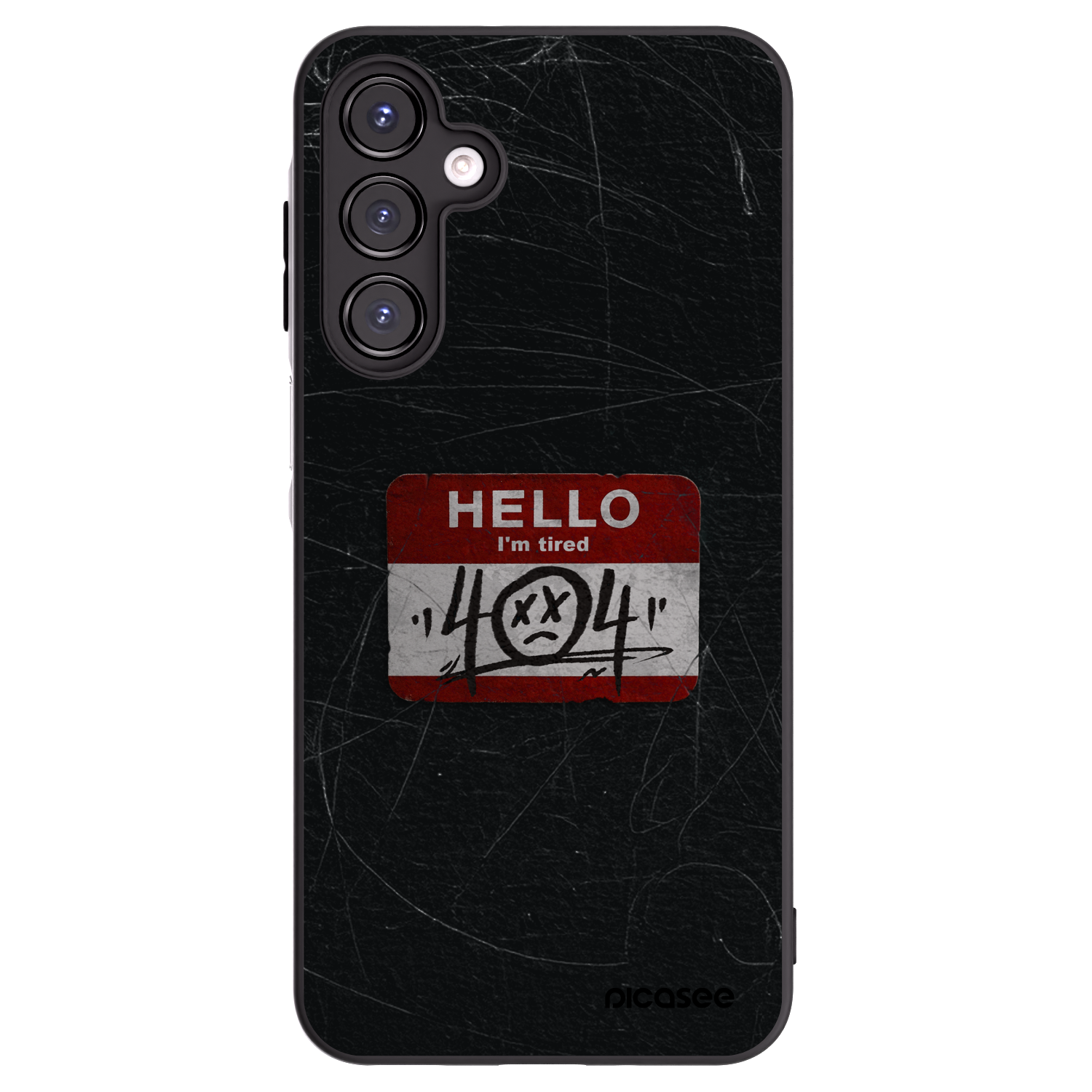 Picasee Samsung Galaxy A16 5G Hülle - Schwarzes Silikon - HELLO 404