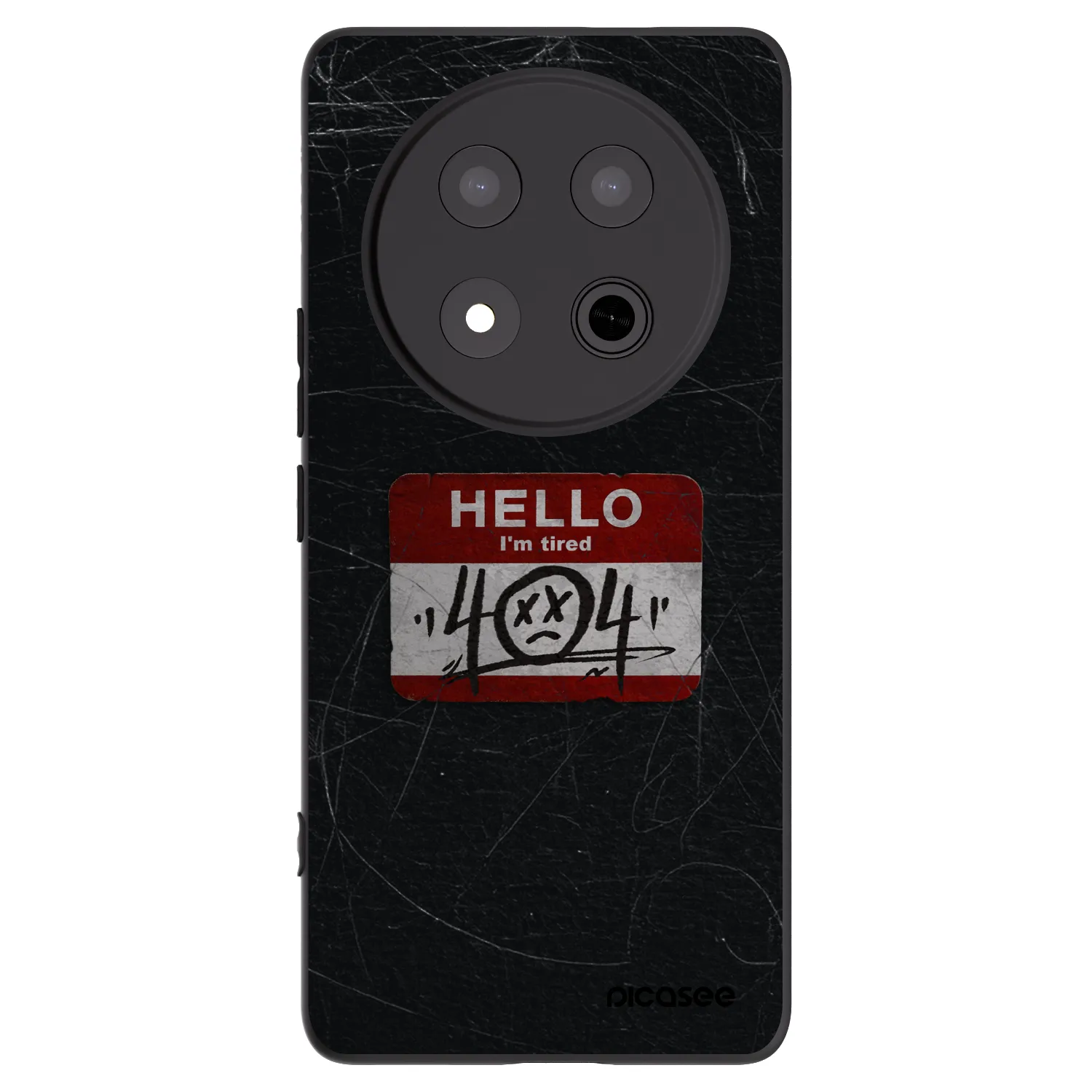Picasee Honor Magic7 Lite 5G Hülle - Schwarzes Silikon - HELLO 404