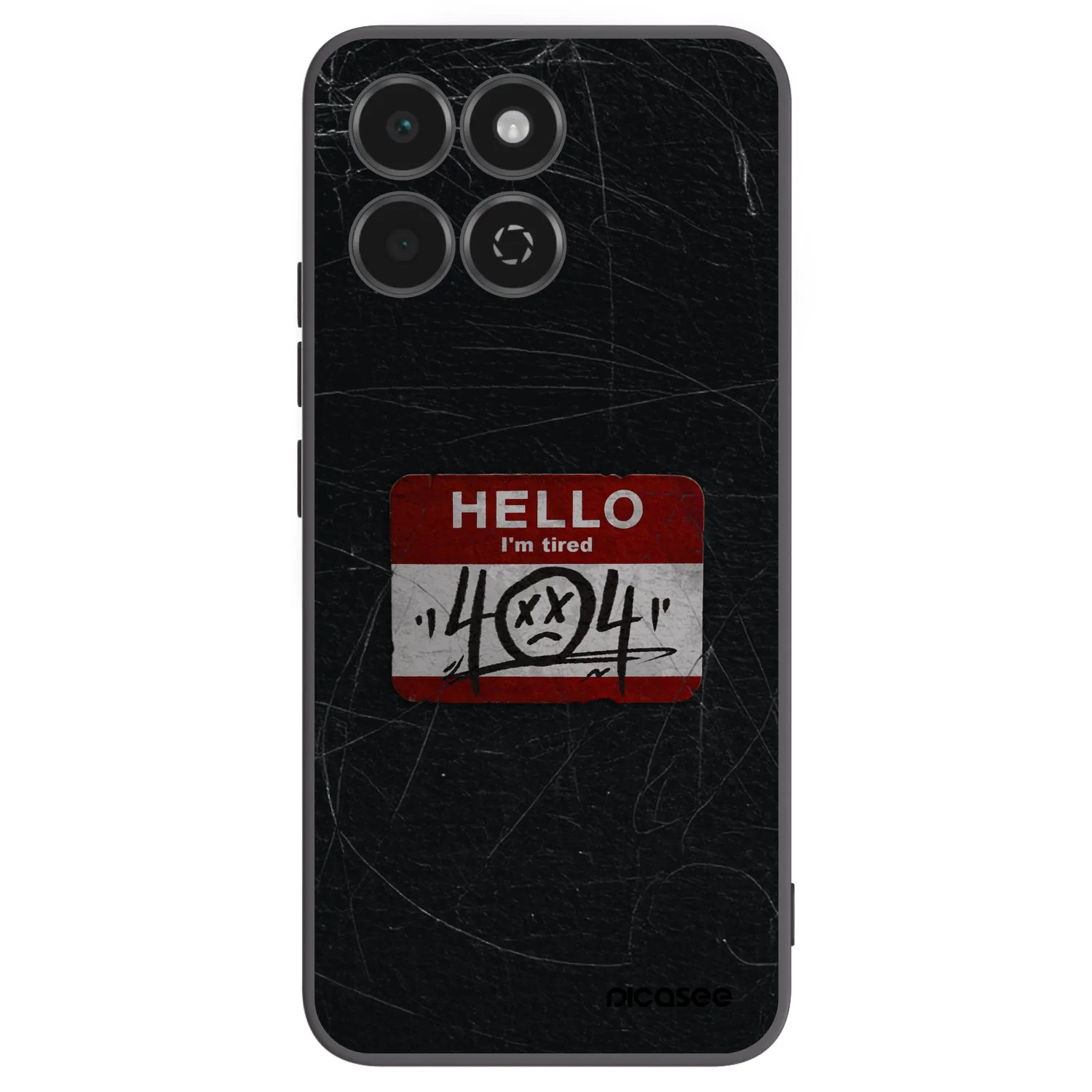 Picasee Honor 200 Smart 5G Hülle - Schwarzes Silikon - HELLO 404