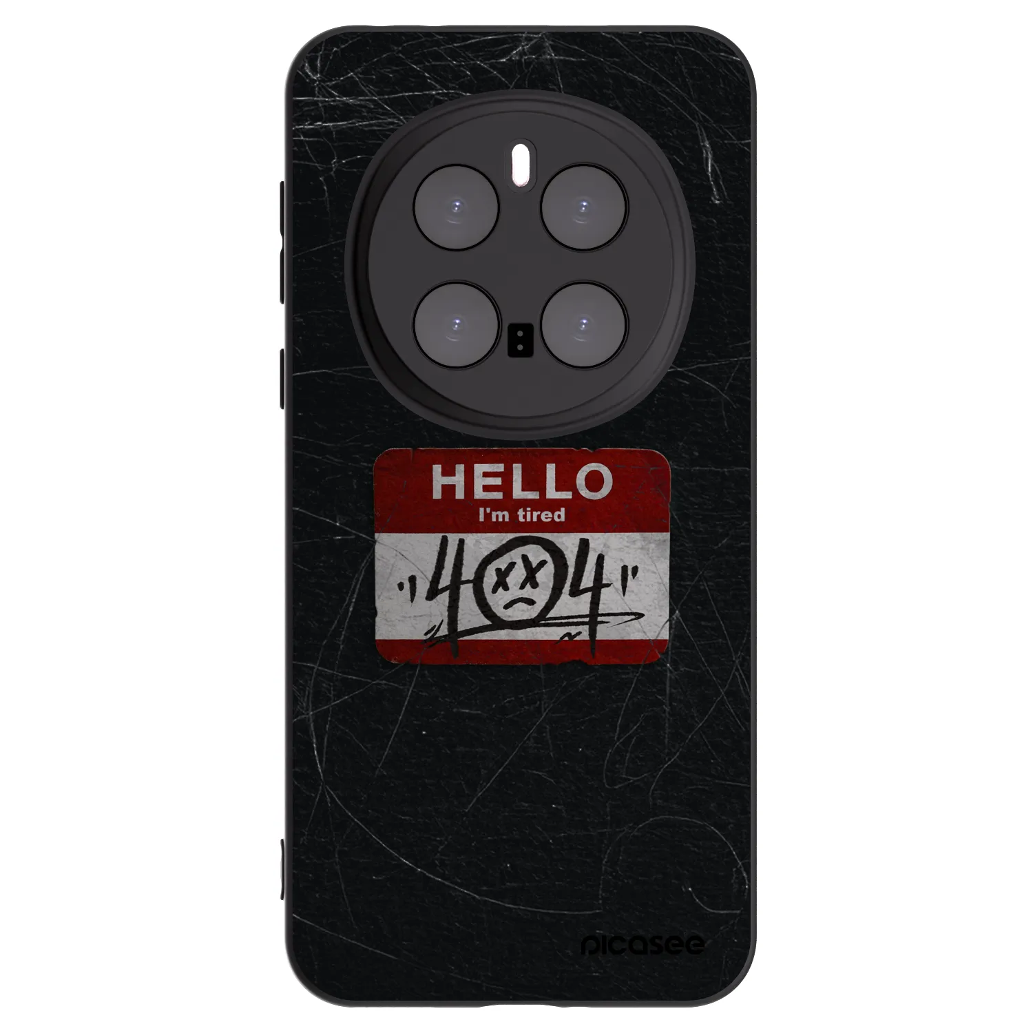 Picasee Honor Magic7 Pro 5G Hülle - Schwarzes Silikon - HELLO 404