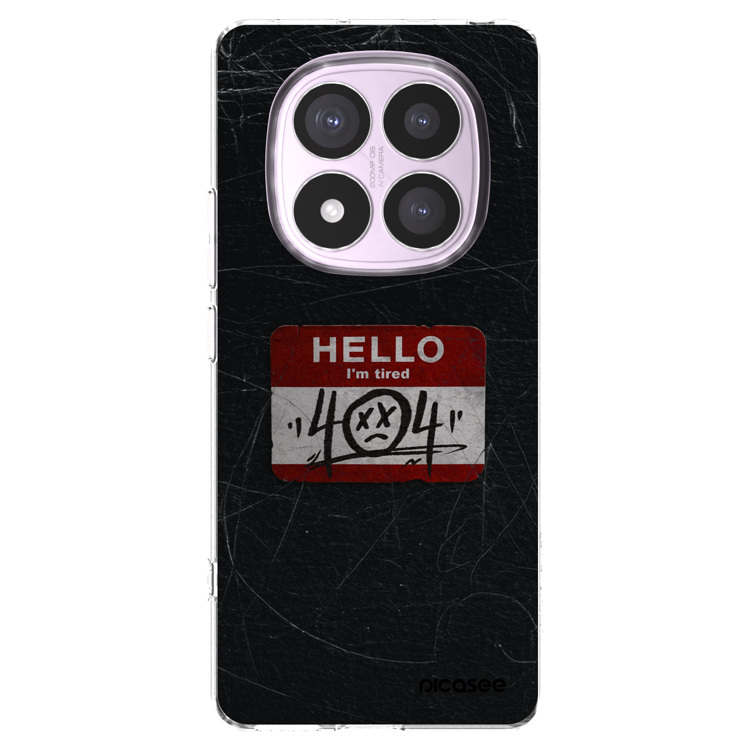 Picasee Xiaomi Redmi Note 14 Pro 4G Hülle - Transparentes Silikon - HELLO 404
