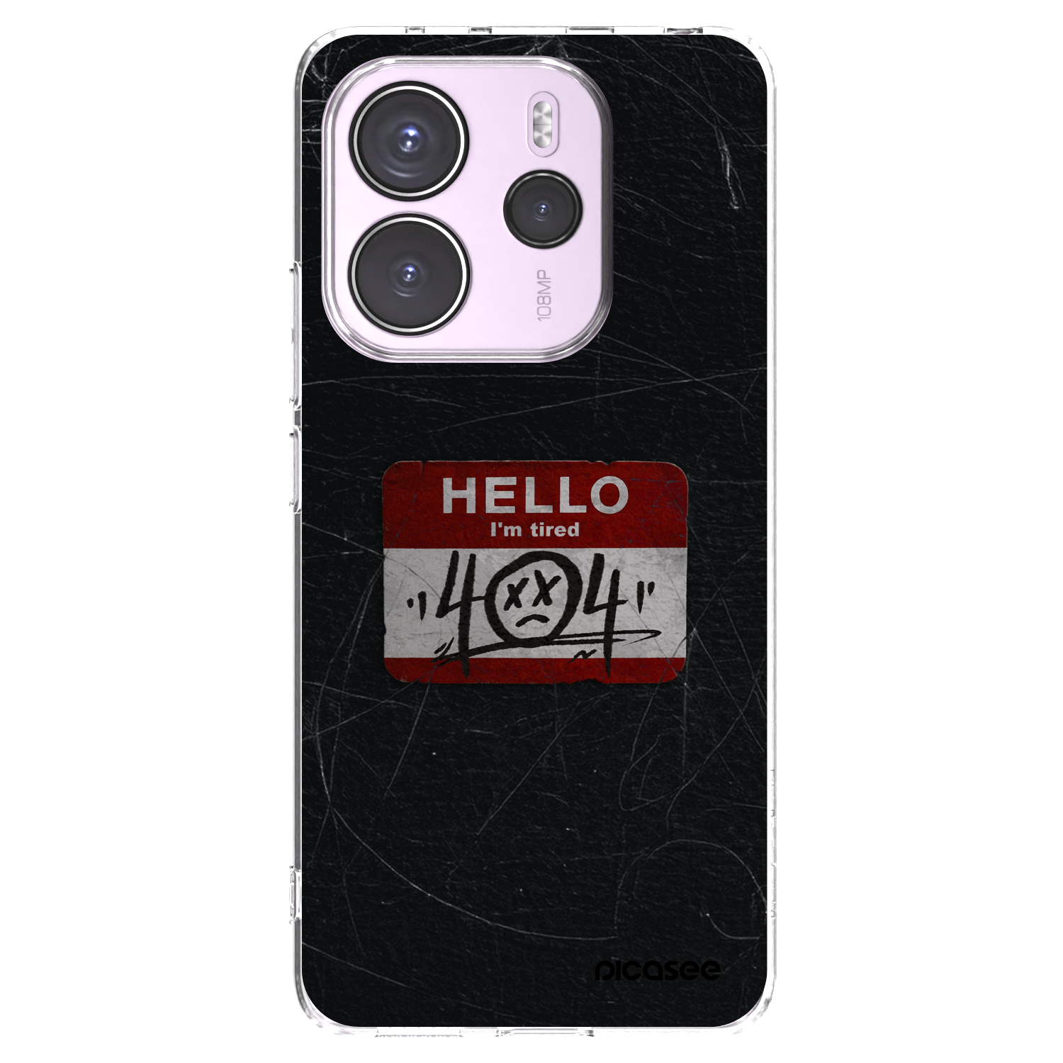 Picasee Xiaomi Redmi Note 14 4G Hülle - Transparentes Silikon - HELLO 404