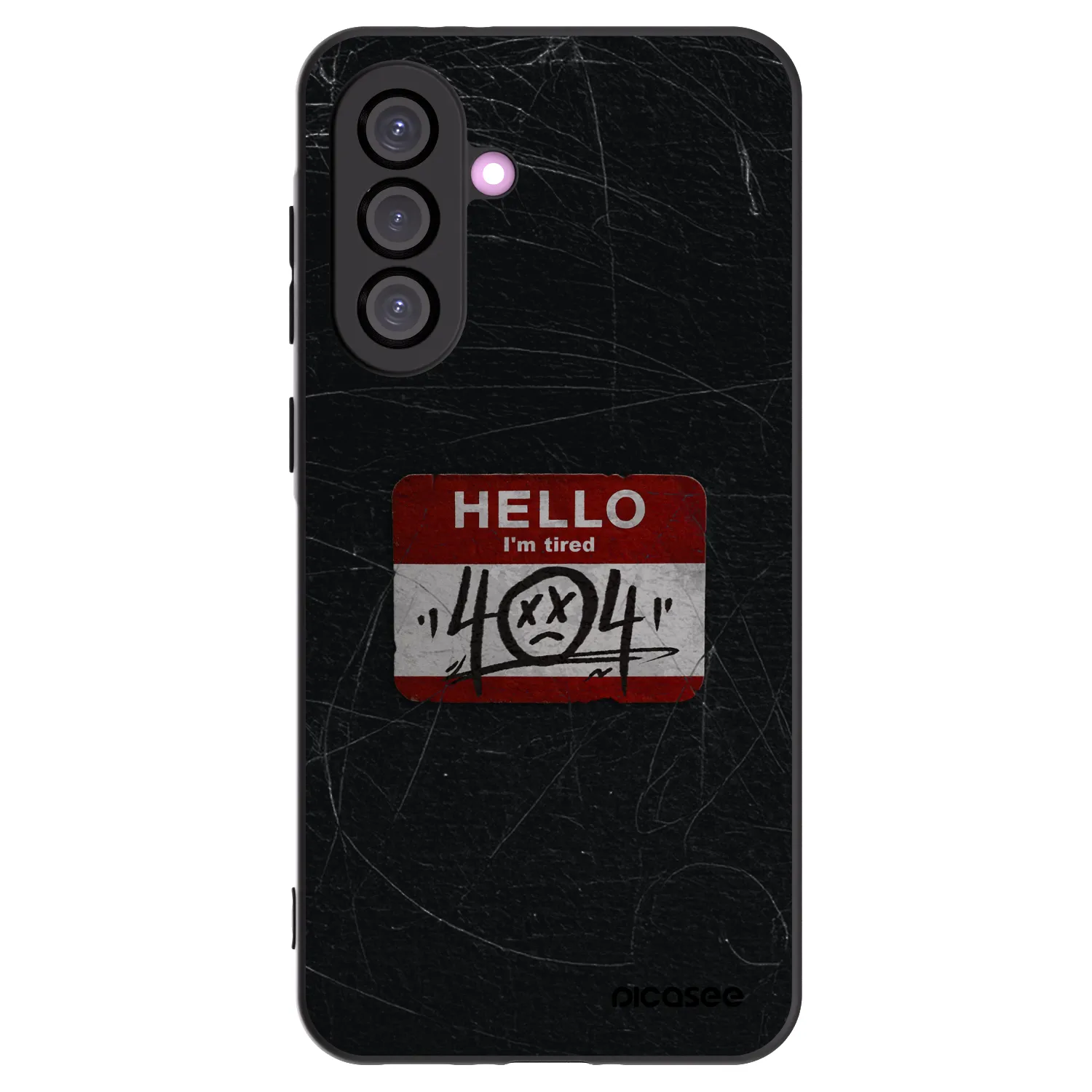 Picasee Samsung Galaxy A56 5G A566B Hülle - Schwarzes Silikon - HELLO 404