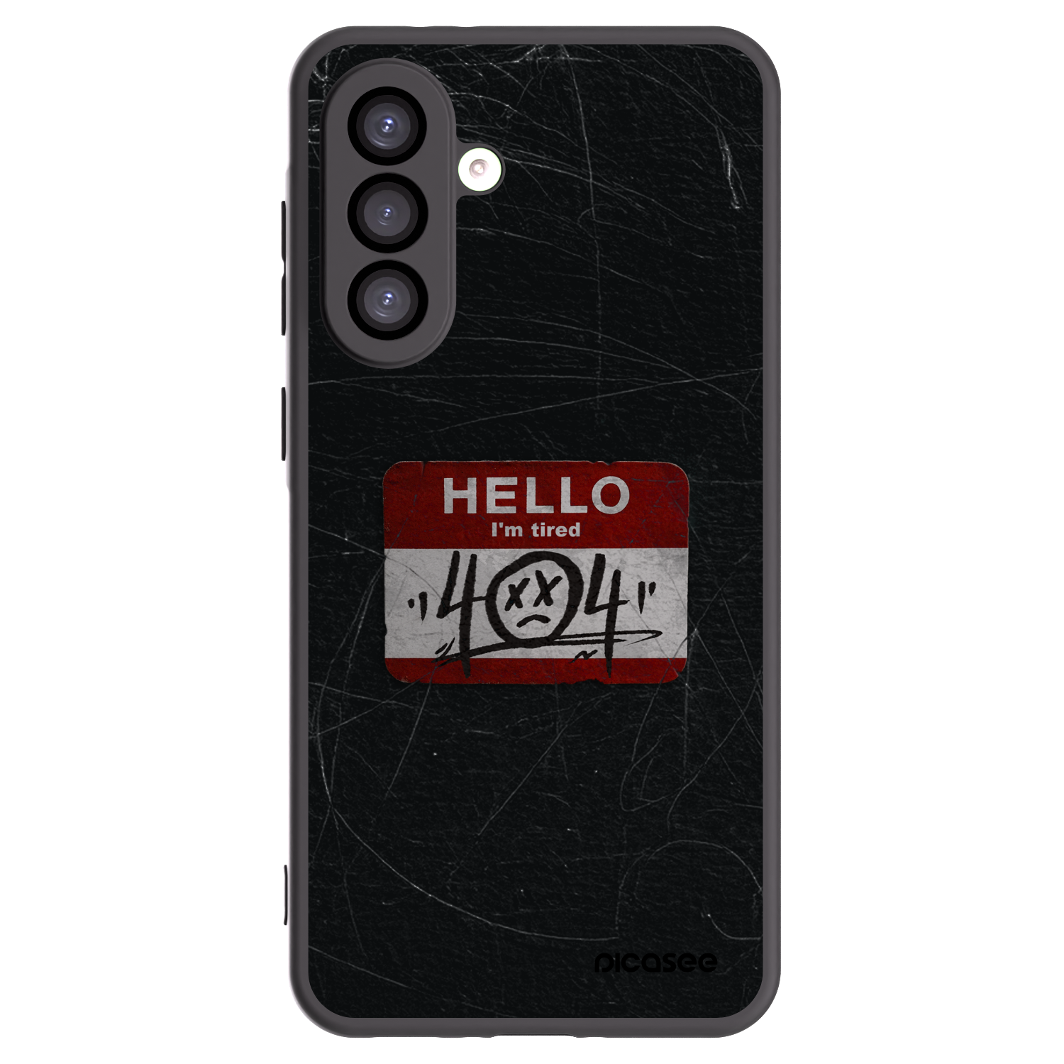 Picasee Samsung Galaxy A26 5G A266B Hülle - Schwarzes Silikon - HELLO 404