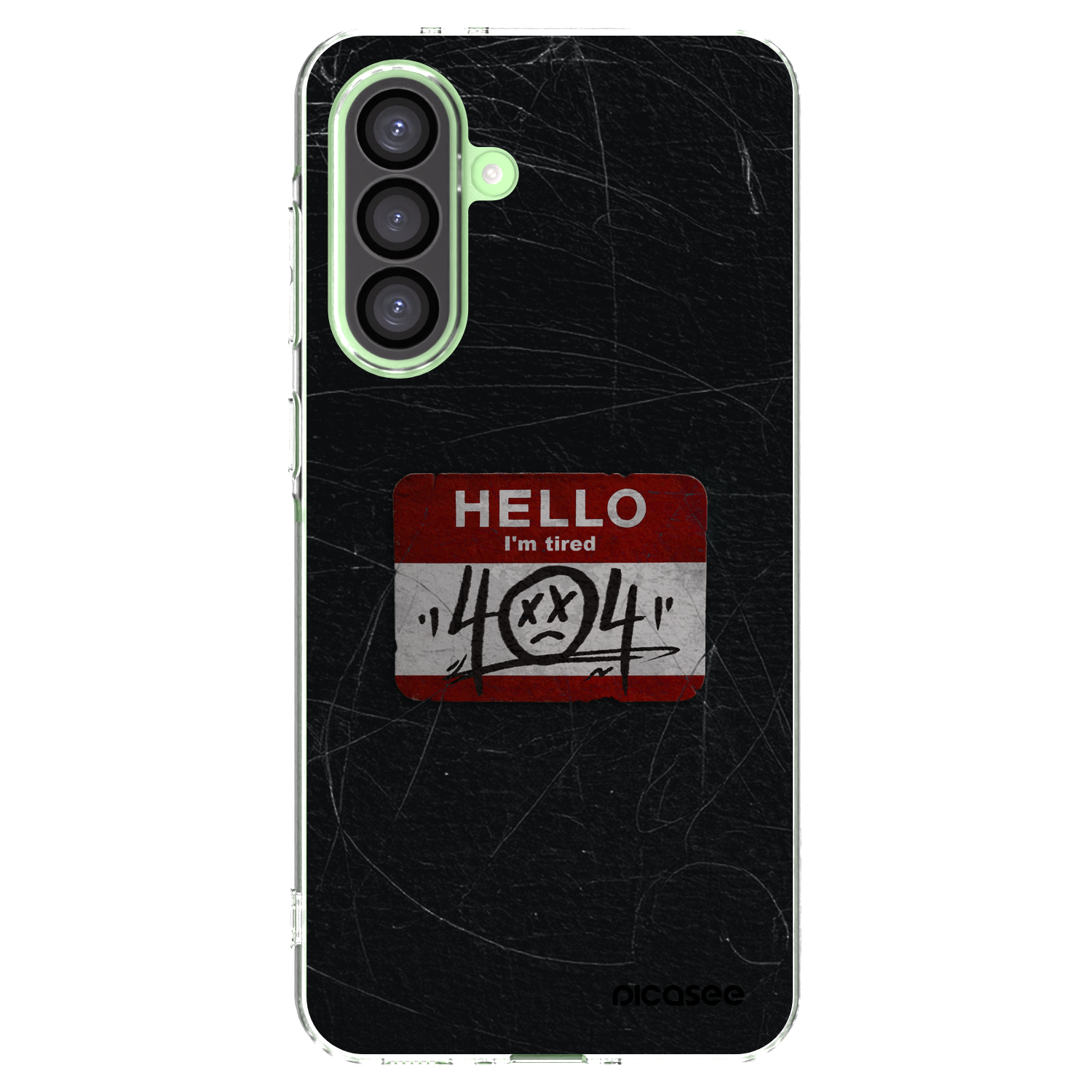 Picasee Samsung Galaxy A26 5G A266B Hülle - Transparentes Silikon - HELLO 404