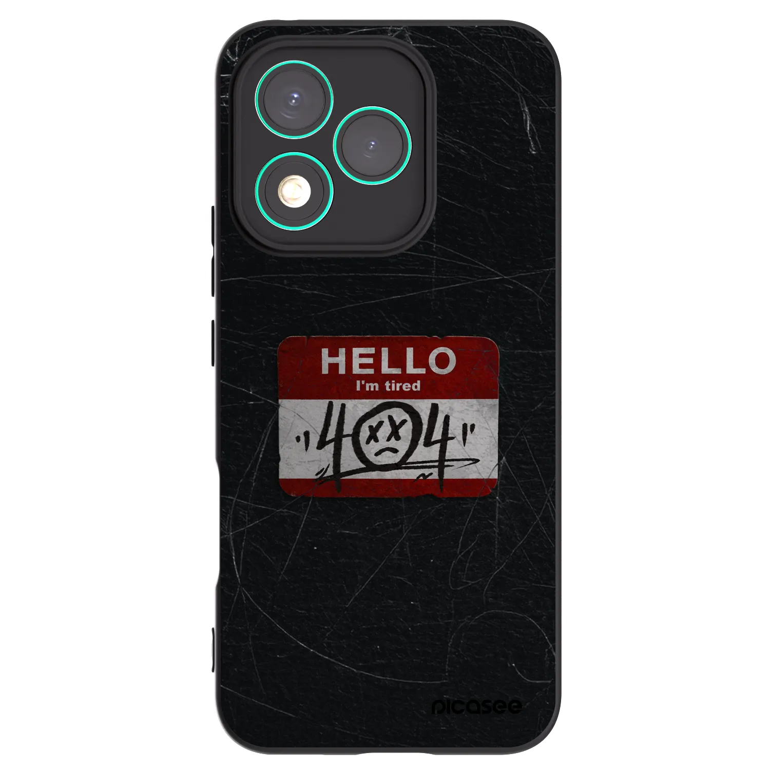 Picasee Honor 400 Lite 5G Hülle - Schwarzes Silikon - HELLO 404