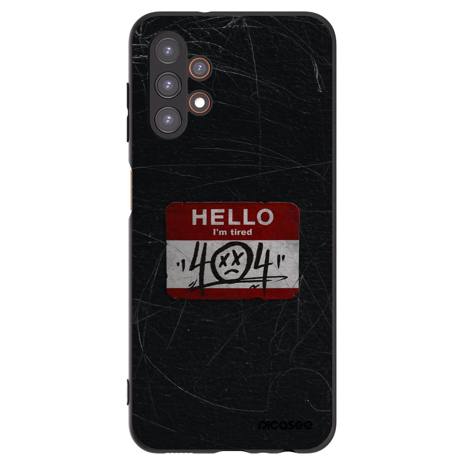 Picasee Samsung Galaxy A13 5G Hülle - Schwarzes Silikon - HELLO 404
