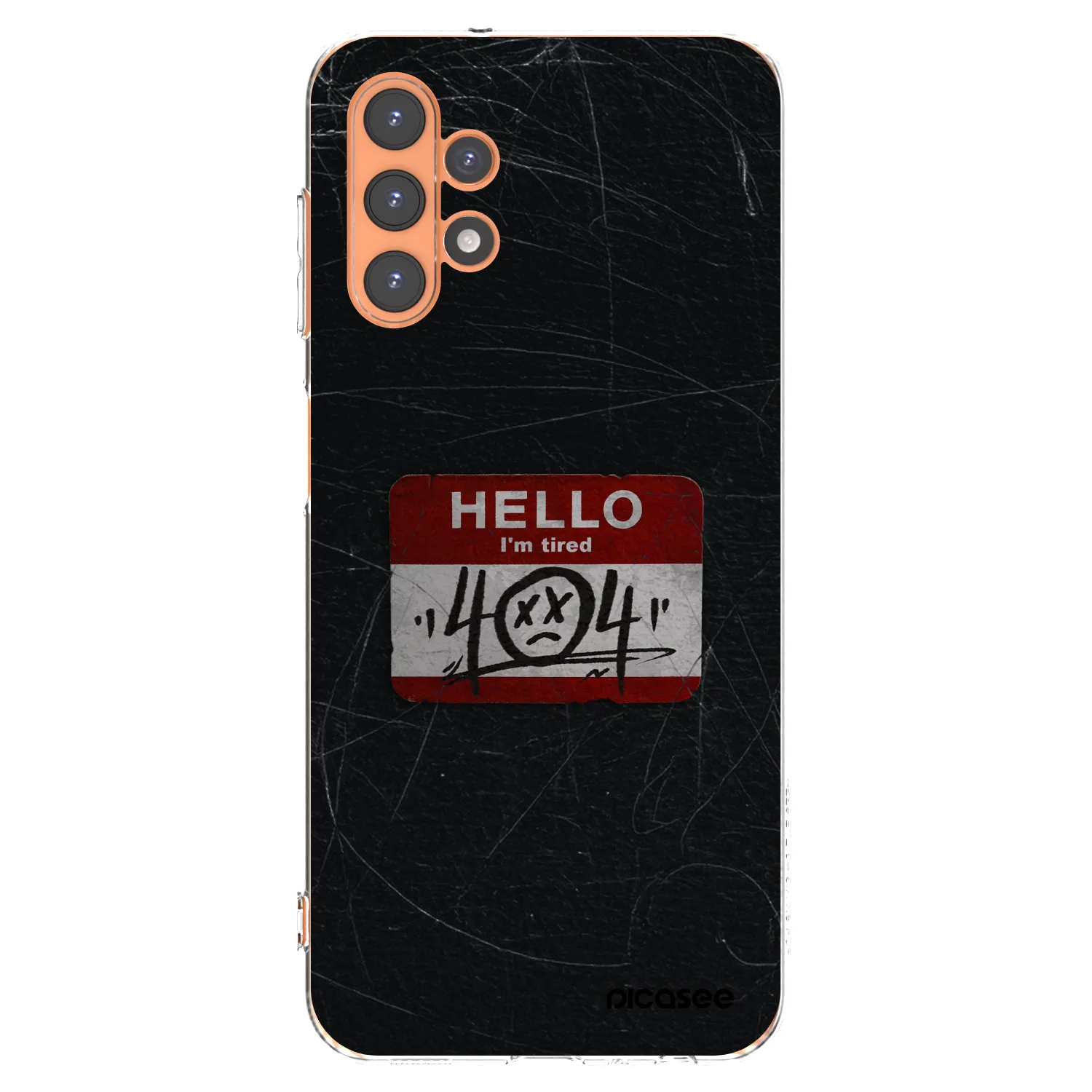 Picasee Samsung Galaxy A13 5G Hülle - Transparentes Silikon - HELLO 404