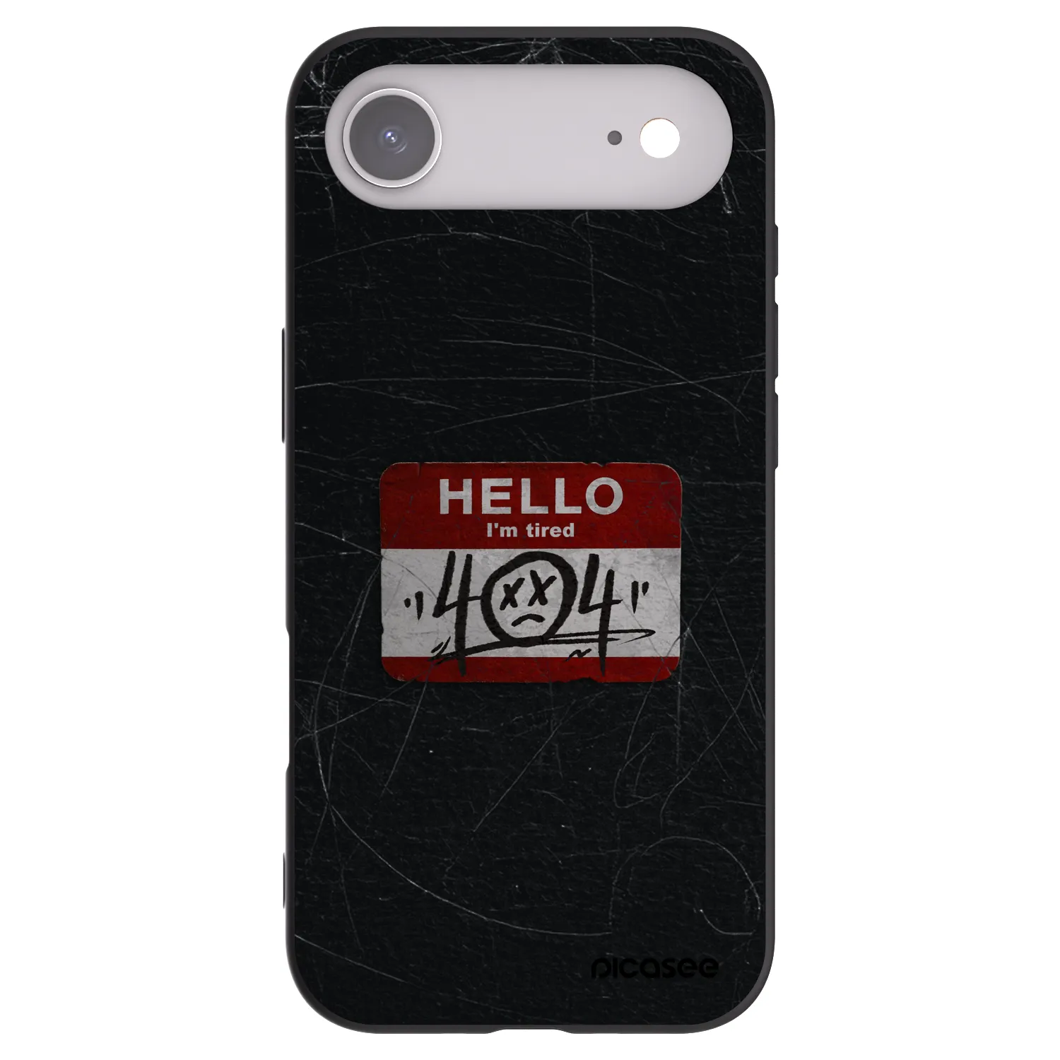 Picasee Apple iPhone Air Hülle - Schwarzes Silikon - HELLO 404